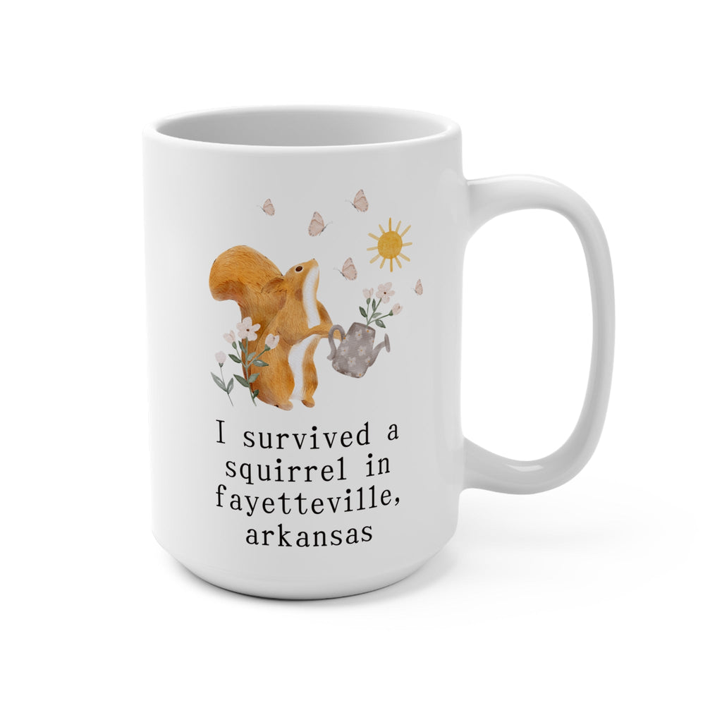 Fayetteville Arkansas Mug: Squirrels - Opal and June