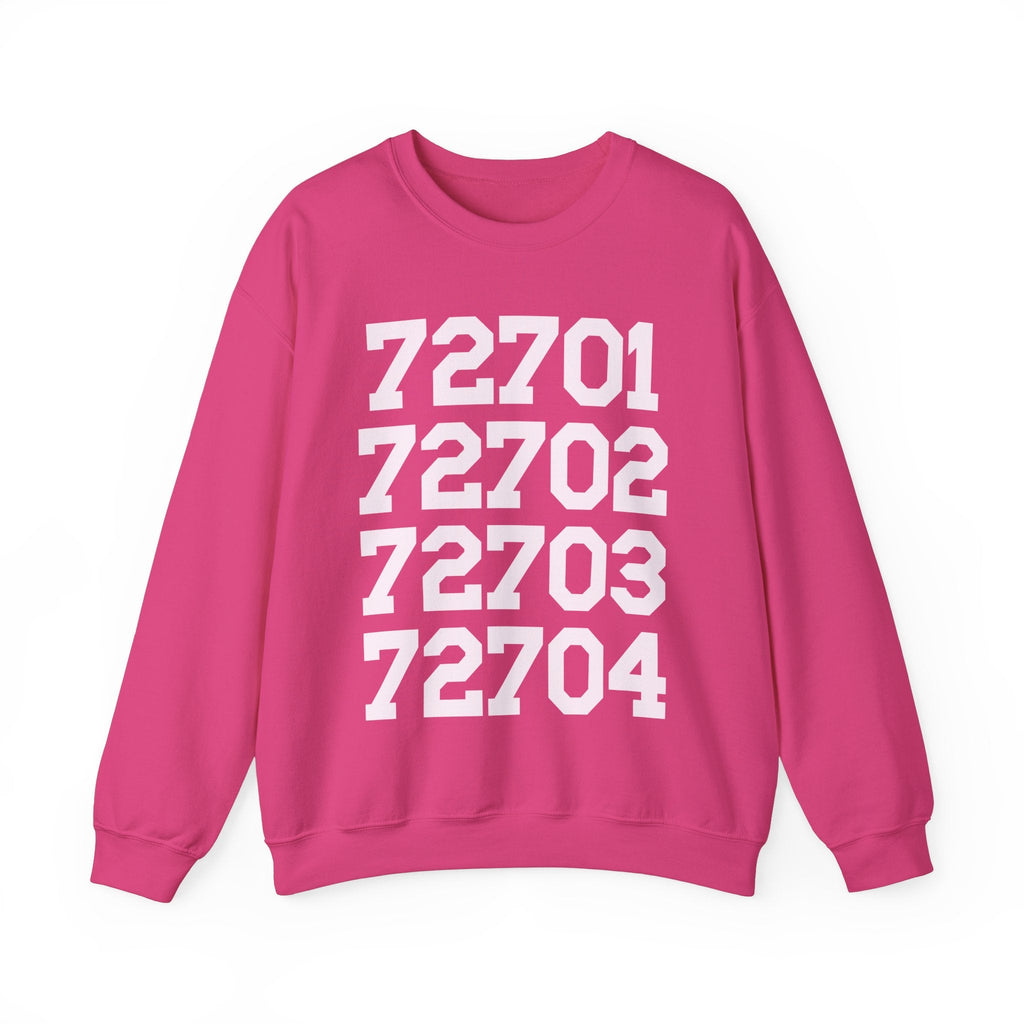 Fayetteville Arkansas Sweatshirt: 72701 to 72704 - Opal and June