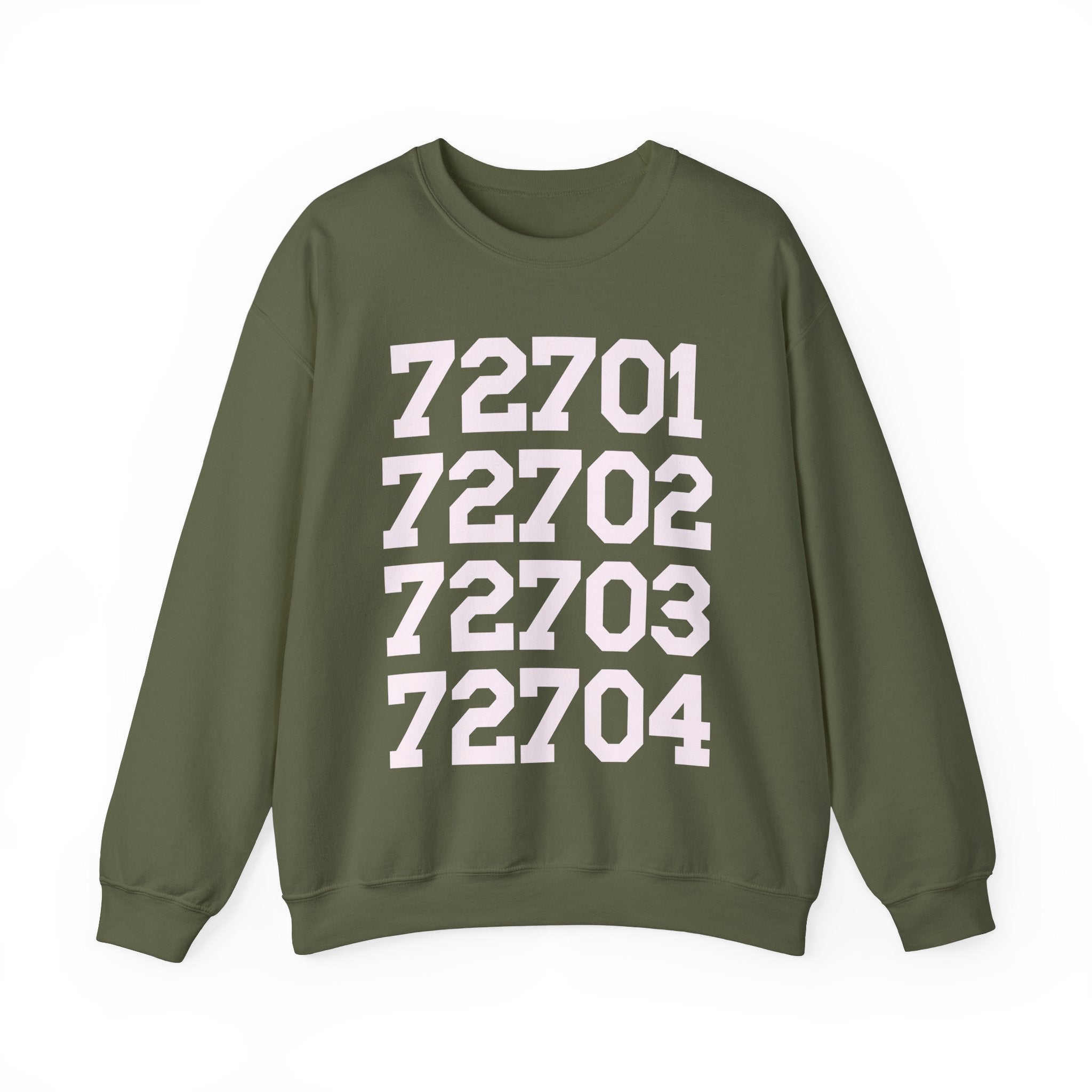 Fayetteville Arkansas Sweatshirt: 72701 to 72704 - Opal and June