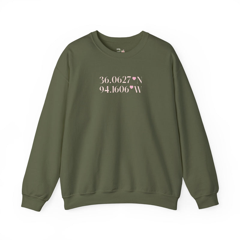 Fayetteville Arkansas Sweatshirt - Opal and June