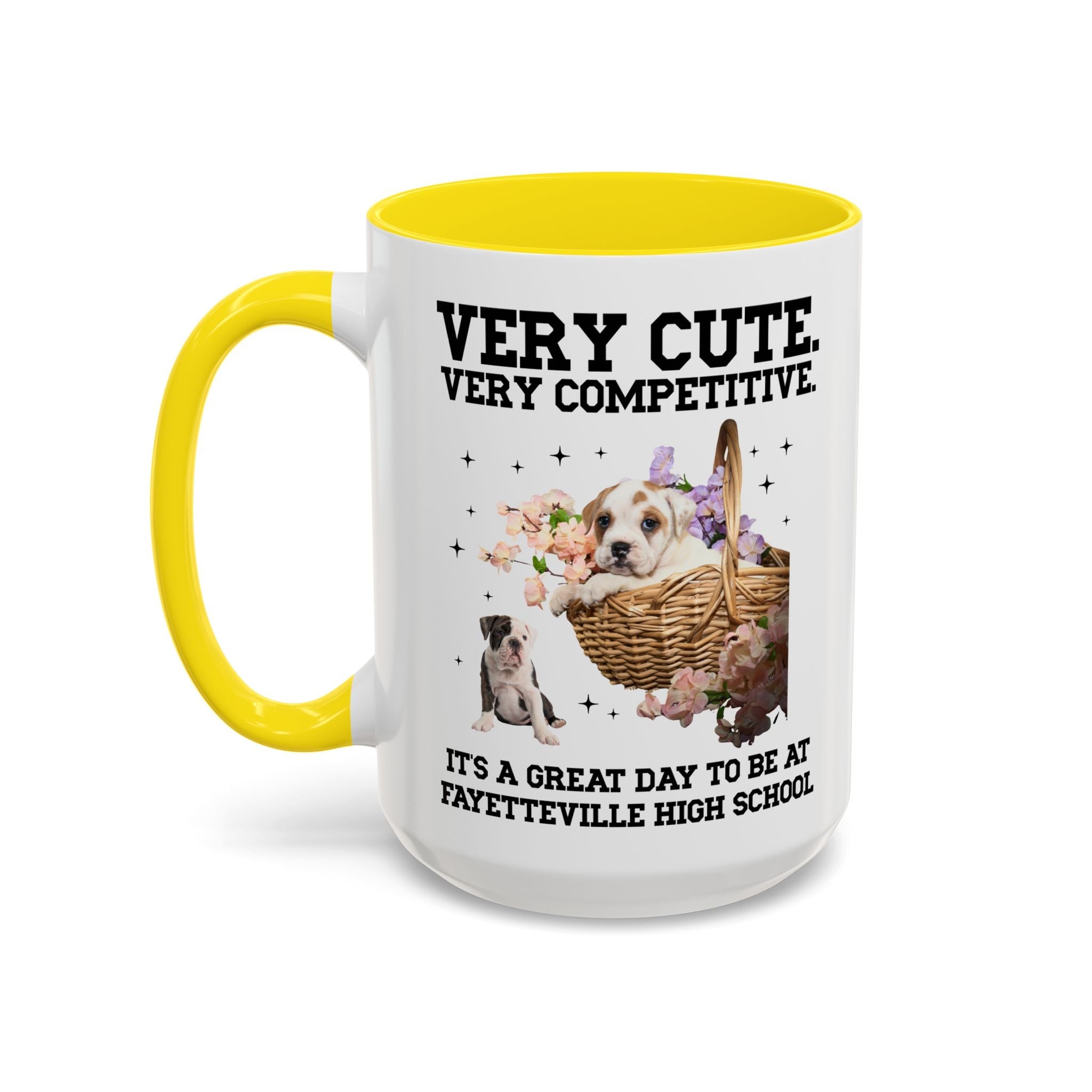 Fayetteville High School Coffee Mug: Very Cute. Very Competitive. - Opal and June