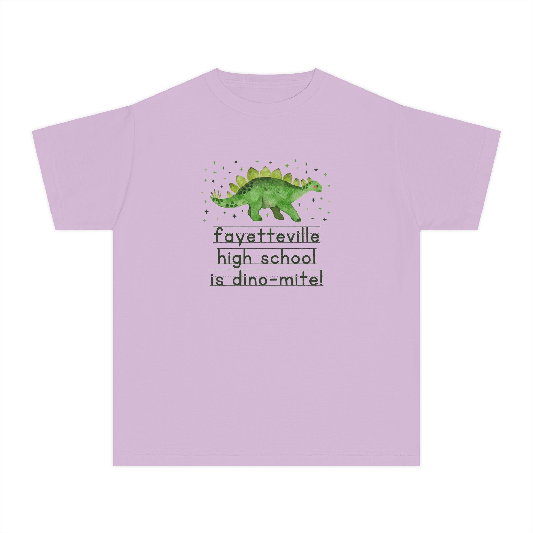 Fayetteville High School is Dino - Mite Kids Tee Shirt | FPS + Opal and June Kids Tee Shirt, Fayetteville Public Schools - Opal and June