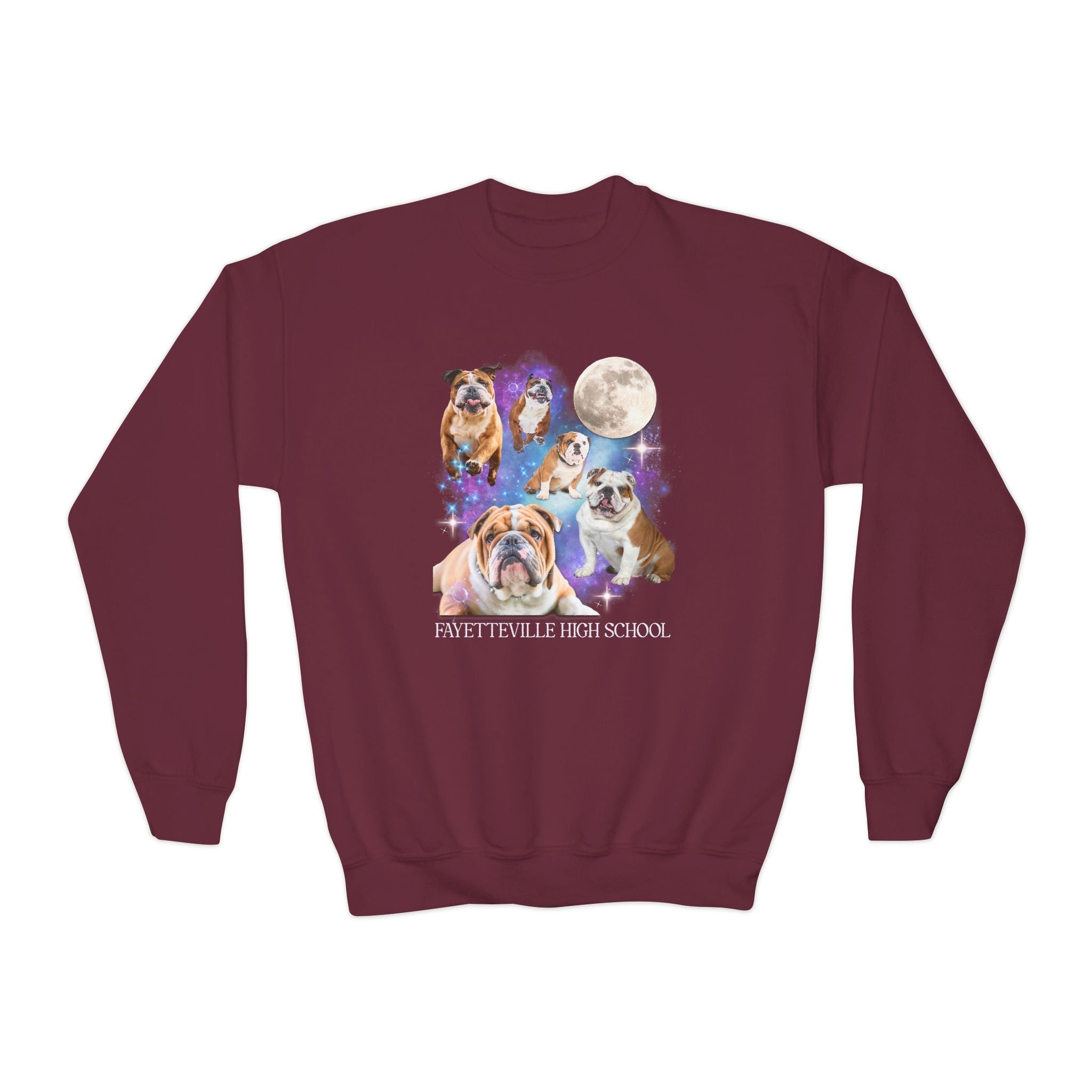 Fayetteville High School Kids Sweatshirt: Bulldogs in Space - Opal and June