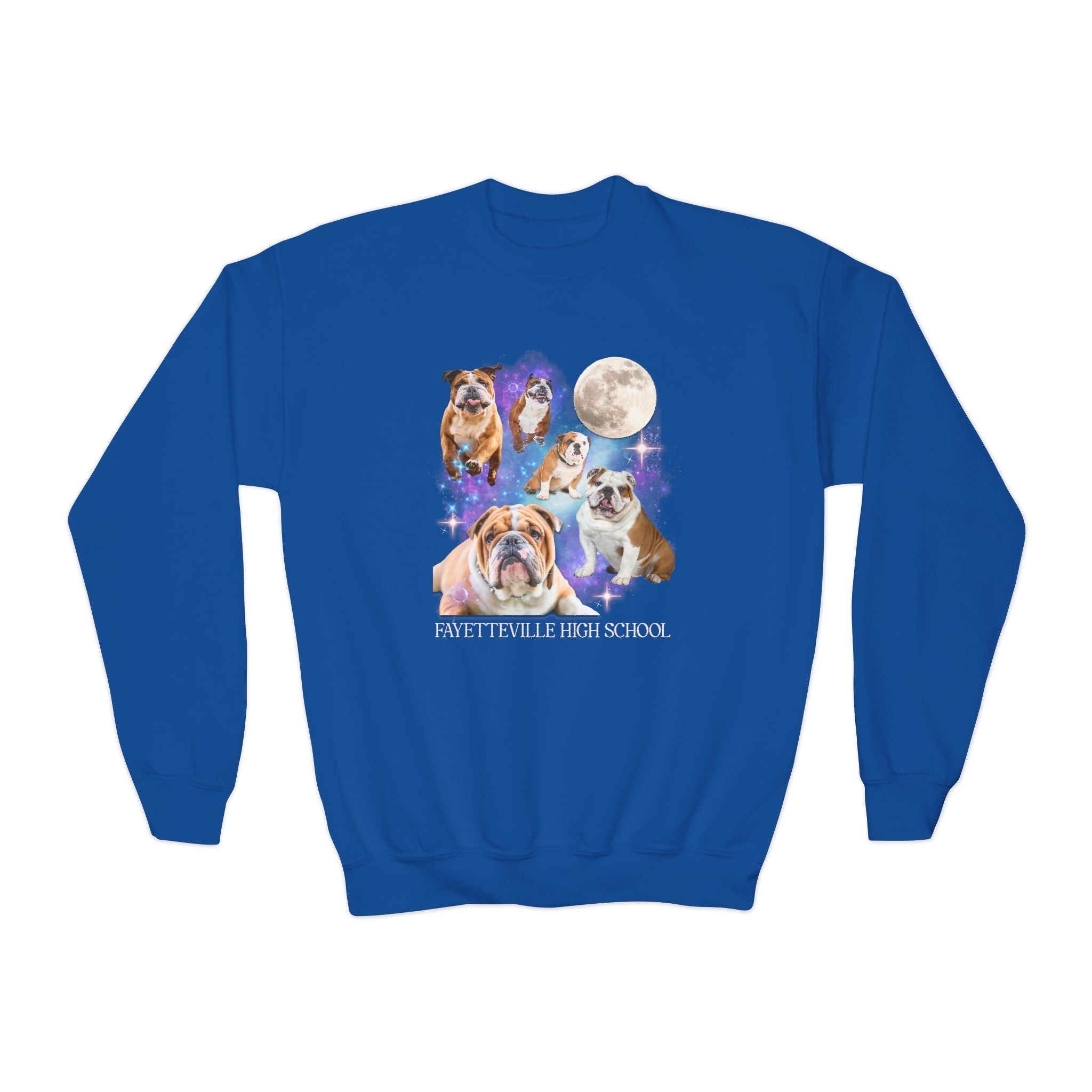 Fayetteville High School Kids Sweatshirt: Bulldogs in Space - Opal and June