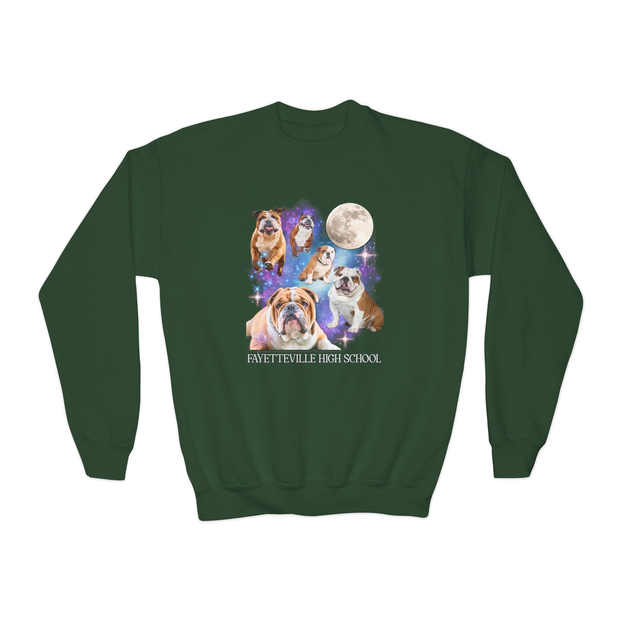 Fayetteville High School Kids Sweatshirt: Bulldogs in Space - Opal and June