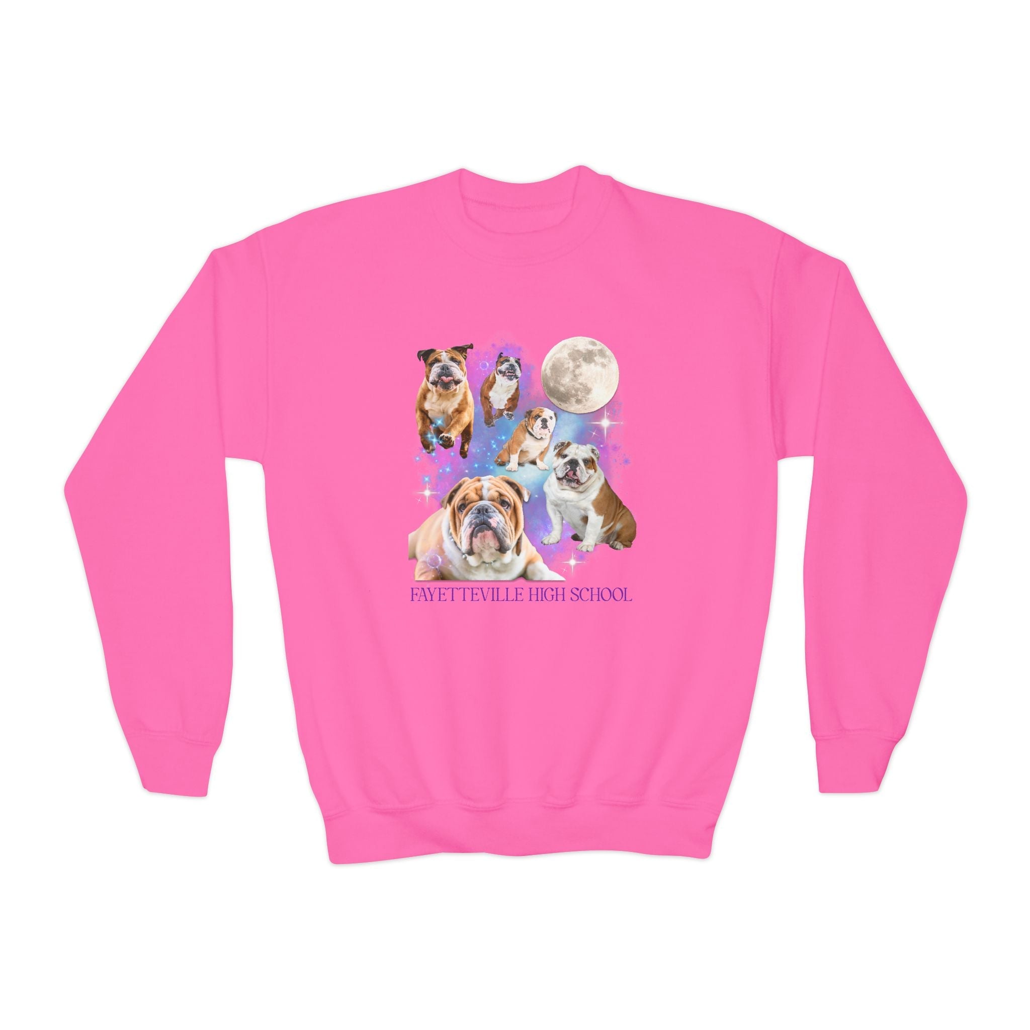 Fayetteville High School Kids Sweatshirt: Bulldogs in Space - Opal and June