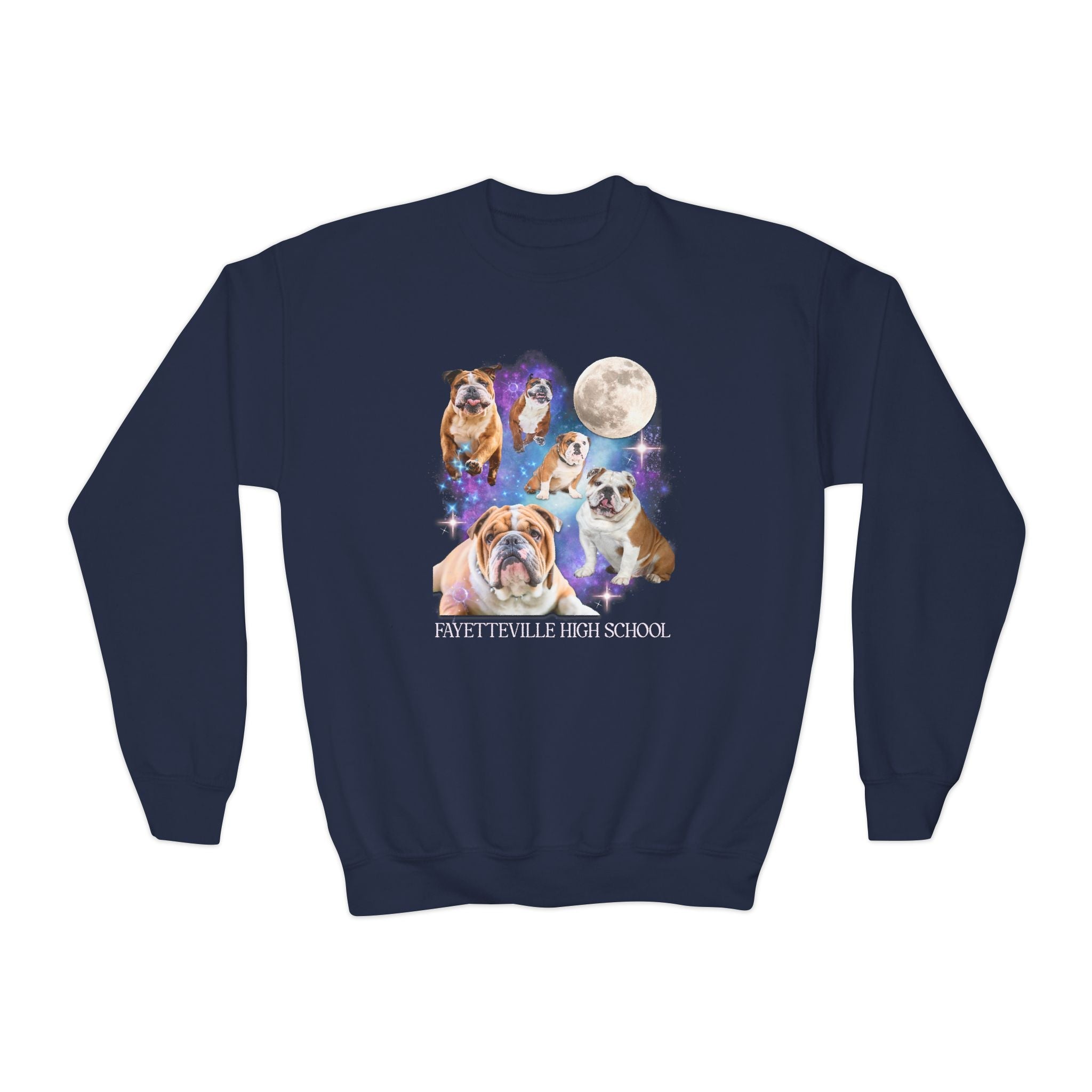 Fayetteville High School Kids Sweatshirt: Bulldogs in Space - Opal and June