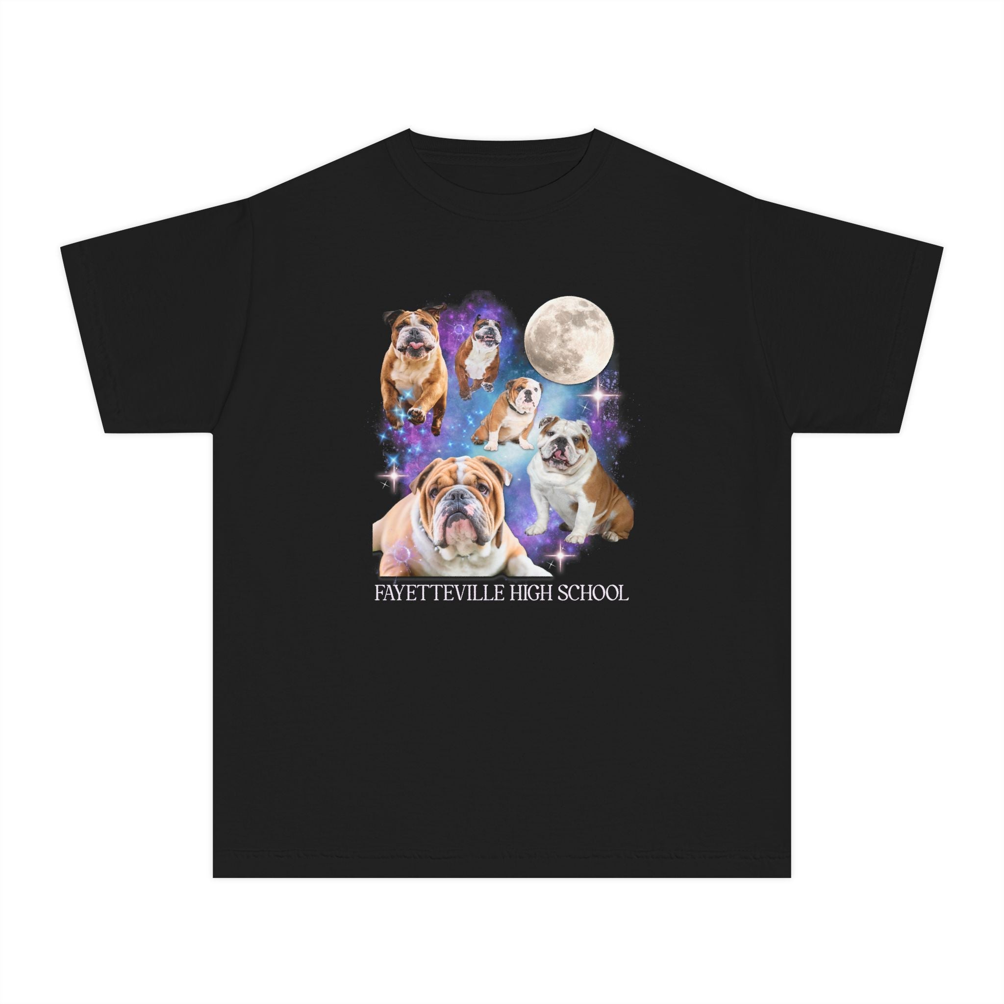 Fayetteville High School Kids Tee Shirt: Bulldogs in Space - Opal and June