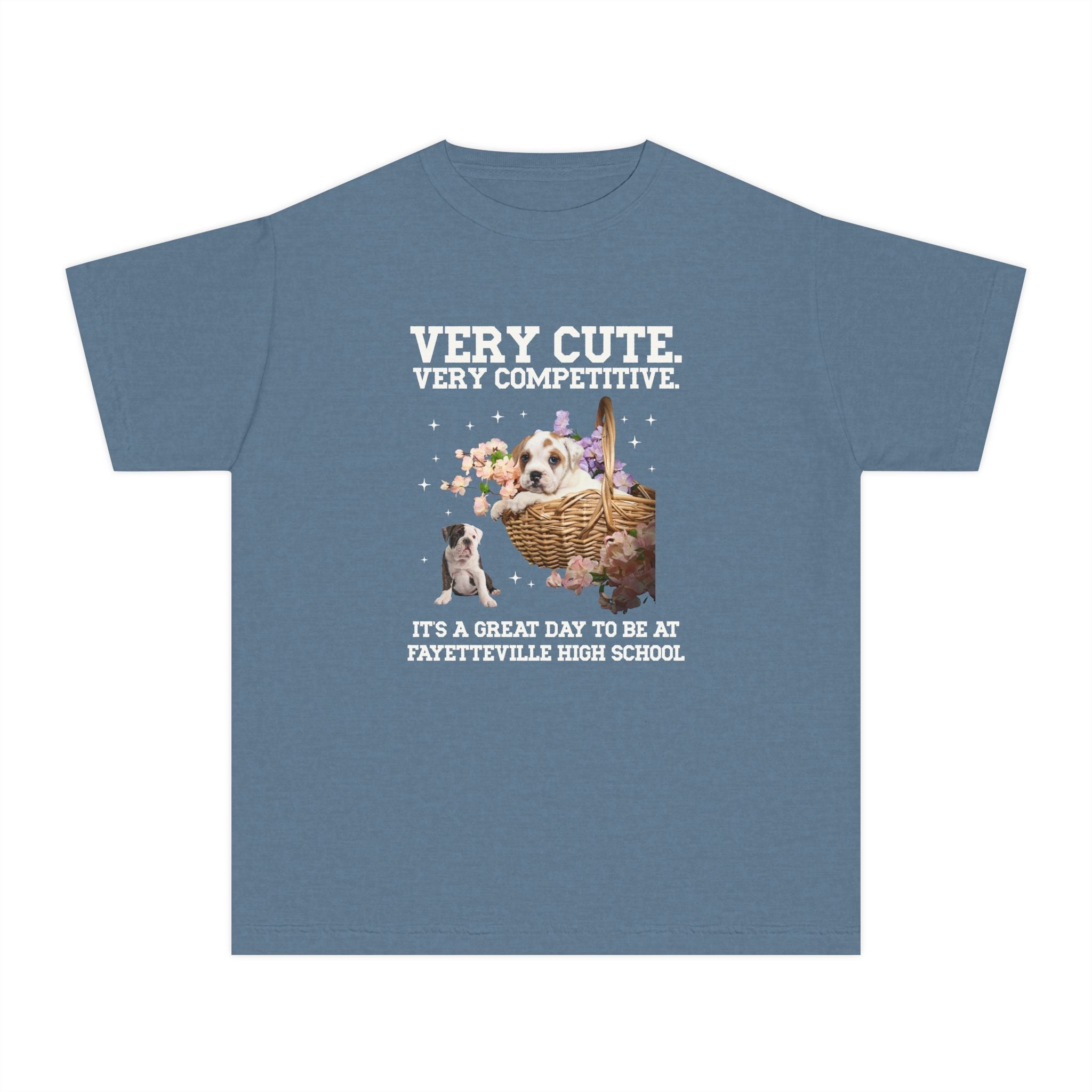 Fayetteville High School Kids Tee Shirt: Very Cute. Very Competitive. - Opal and June