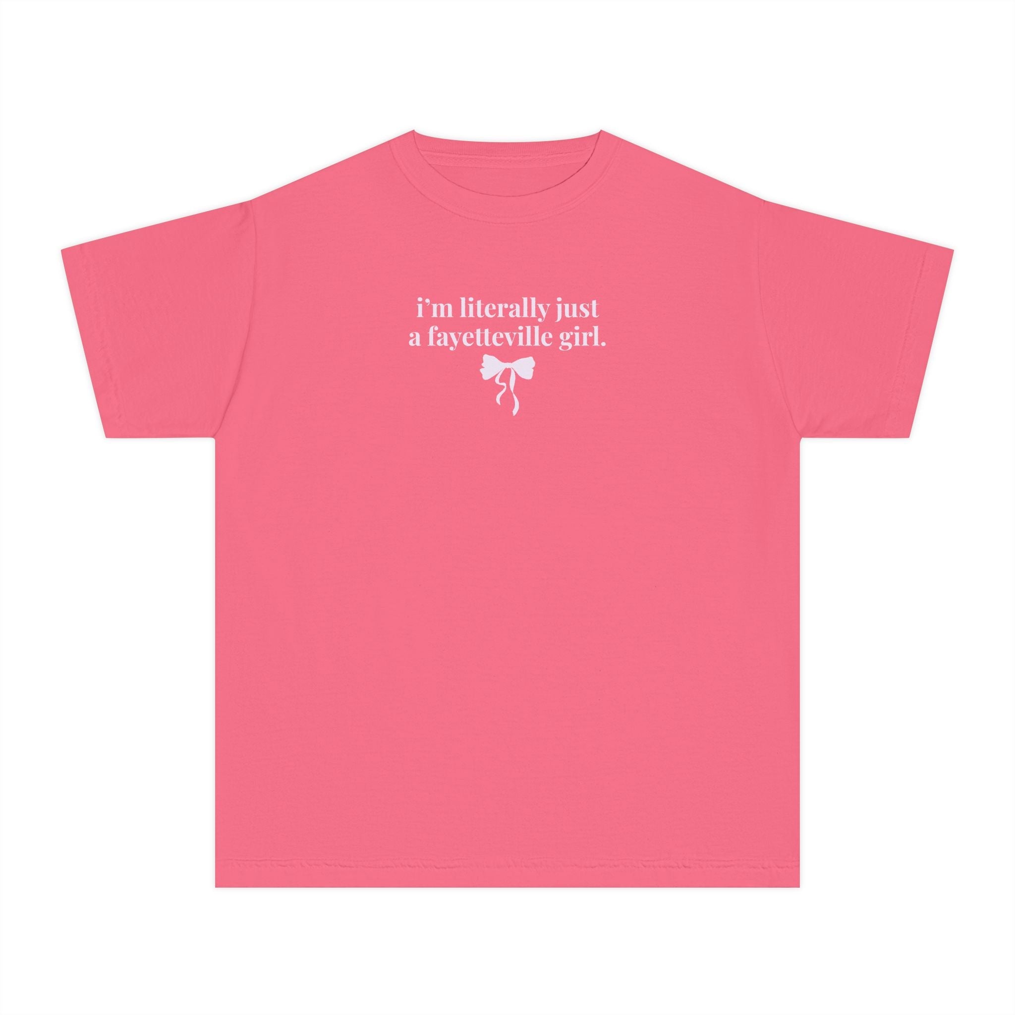 Fayetteville High School Tee Shirt: I'm Literally Just a Fayetteville Girl | FPS + Opal and June Kids T-Shirt, Fayetteville Public Schools - Opal and June