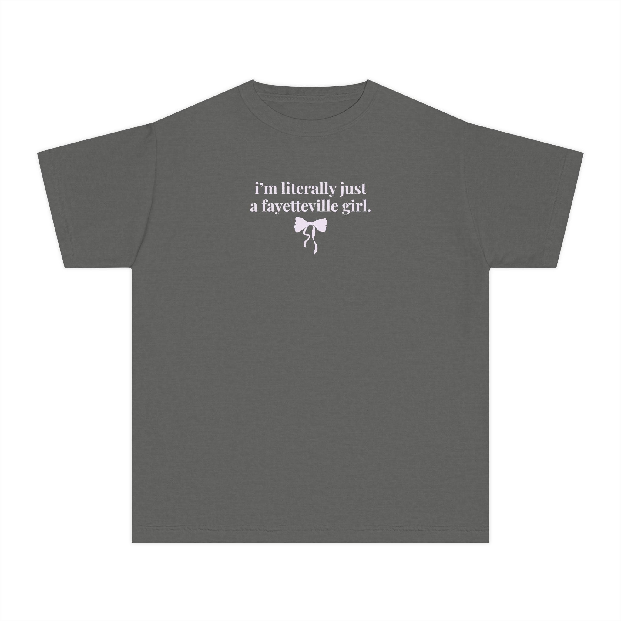 Fayetteville High School Tee Shirt: I'm Literally Just a Fayetteville Girl | FPS + Opal and June Kids T-Shirt, Fayetteville Public Schools - Opal and June