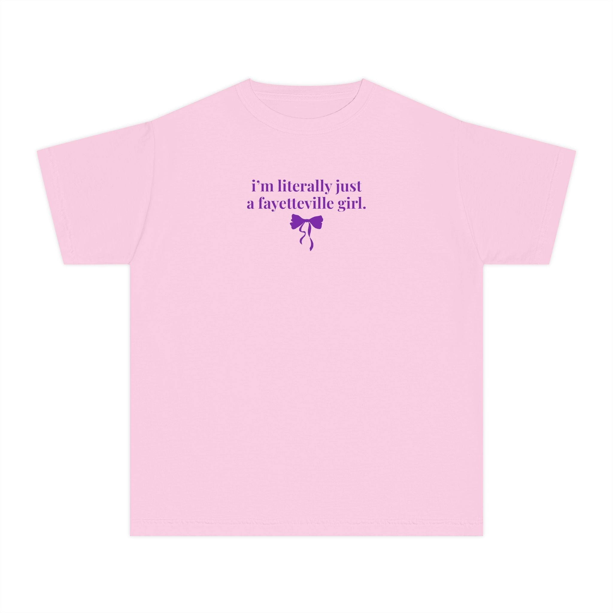 Fayetteville High School Tee Shirt: I'm Literally Just a Fayetteville Girl | FPS + Opal and June Kids T-Shirt, Fayetteville Public Schools - Opal and June