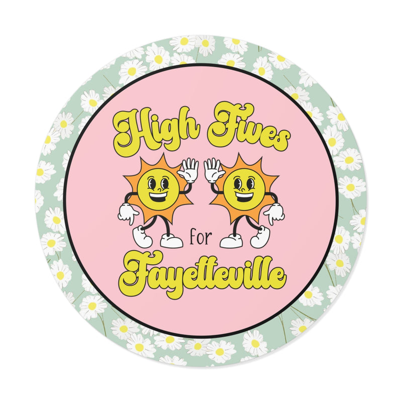 Fayetteville Sticker: High Fives! - Opal and June