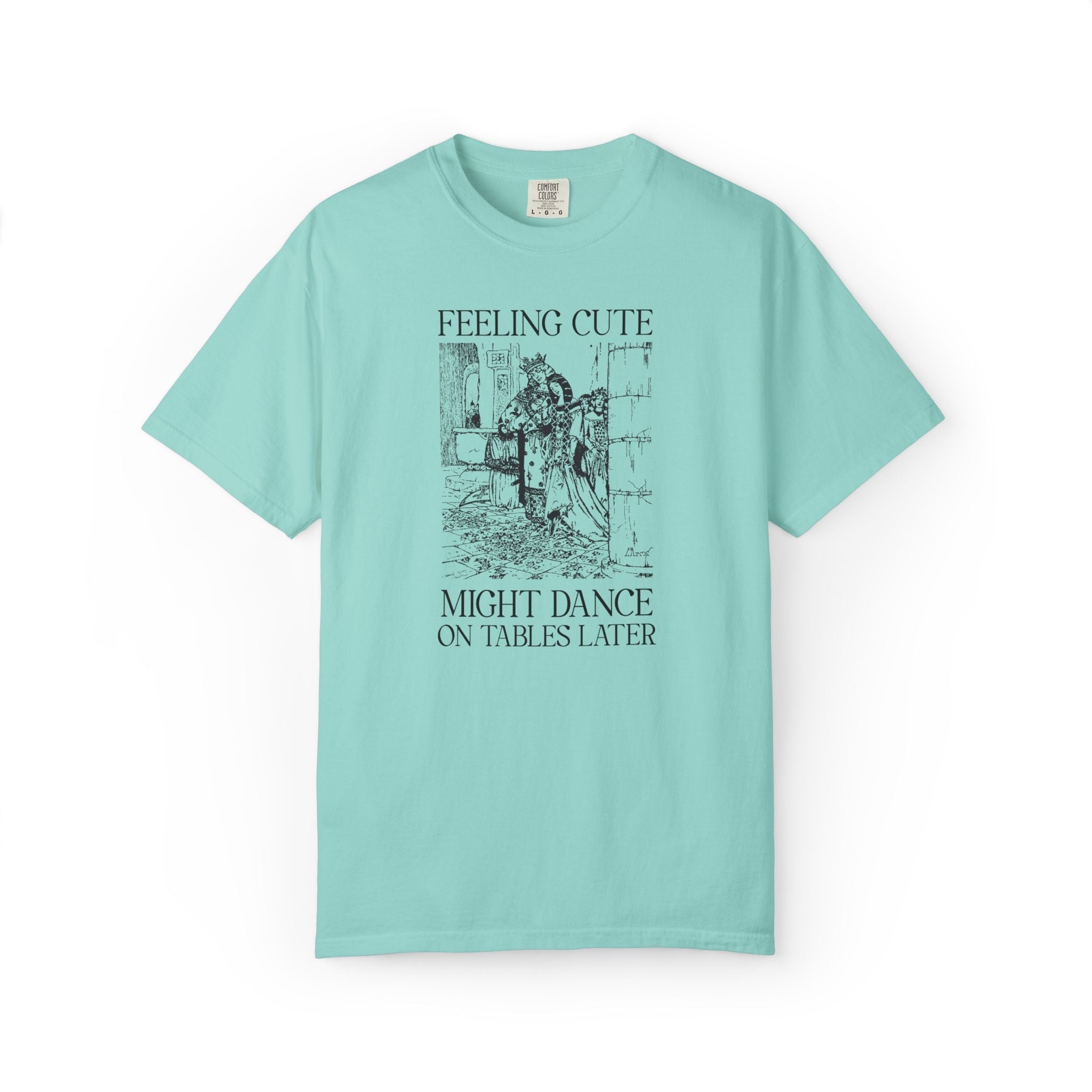 Feeling Cute Might Get Married Later Bachelorette Party Weekend Tee Shirt, Bridesmaids or Maid of Honor, Silly Goblincore Bridal Party Tee - Opal and June