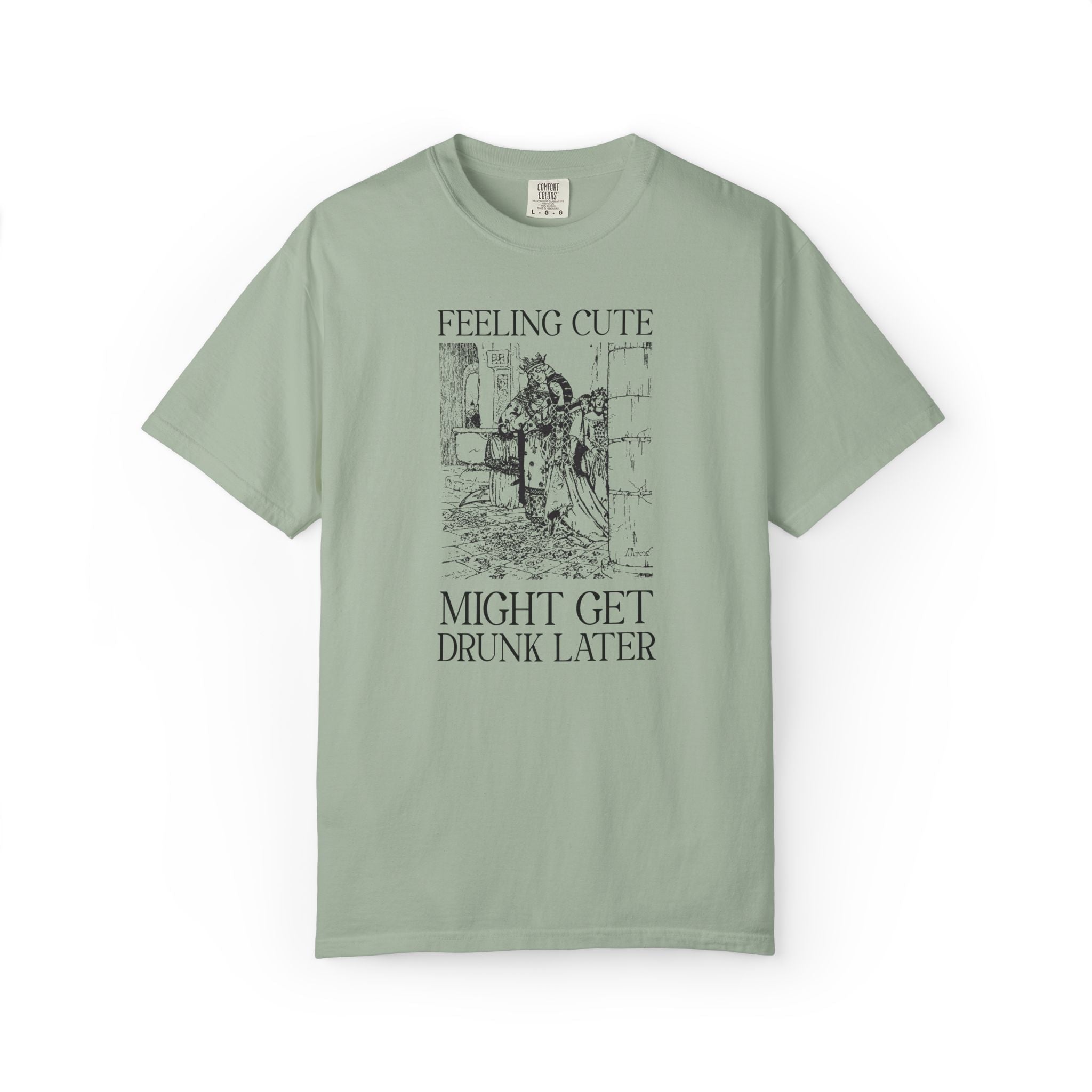 Feeling Cute Might Get Married Later Bachelorette Party Weekend Tee Shirt, Bridesmaids or Maid of Honor, Silly Goblincore Bridal Party Tee - Opal and June