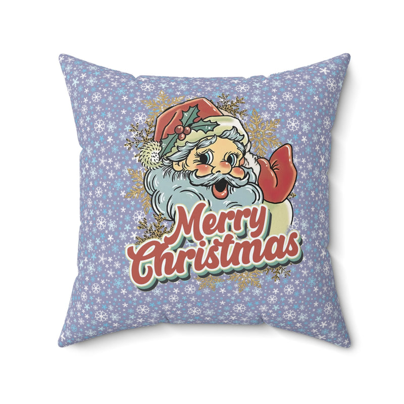 Festive Christmas Pillow with Santa - Opal and June