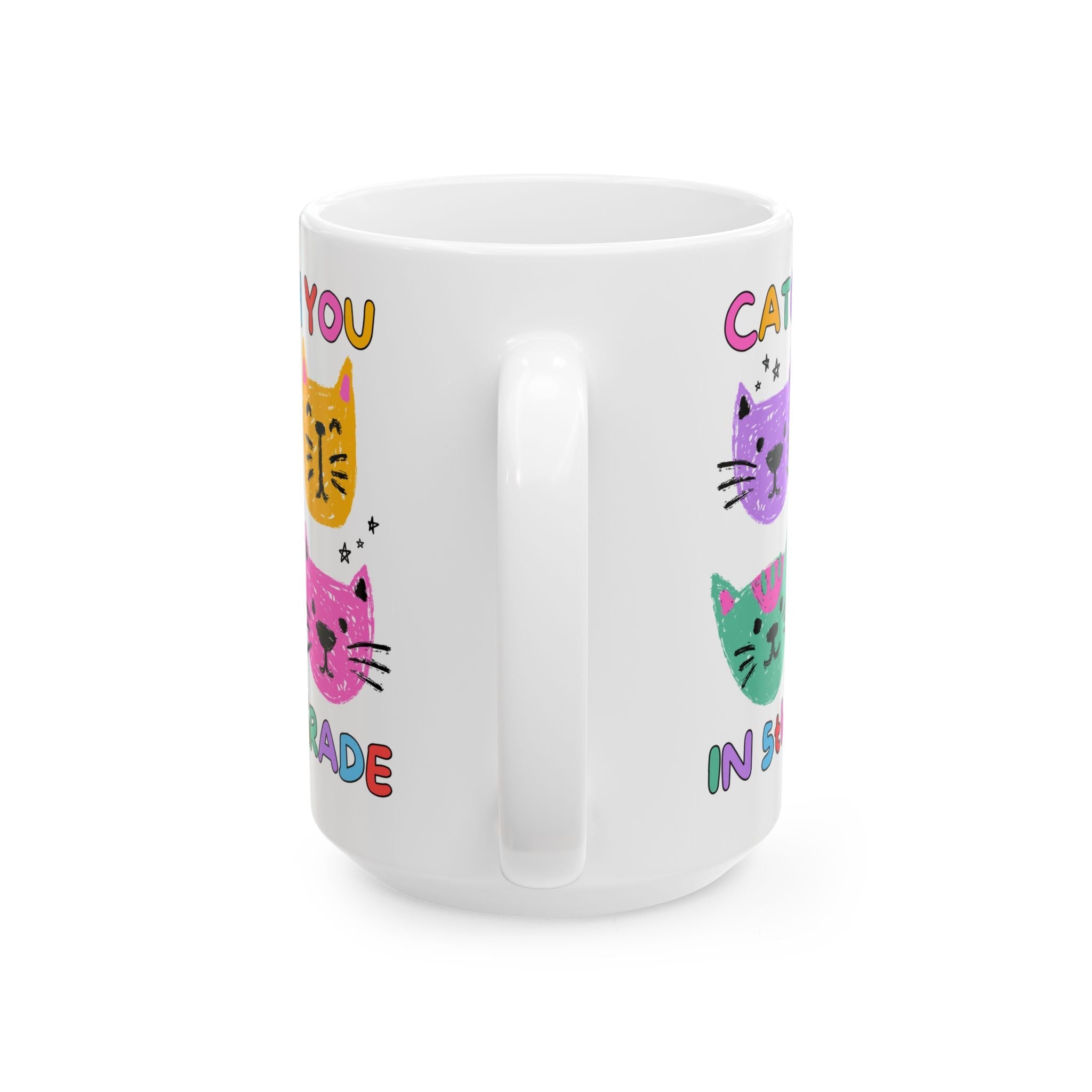 Fifth Grade Cat Lover Coffee Mug: Catch You in 5th Grade - Opal and June
