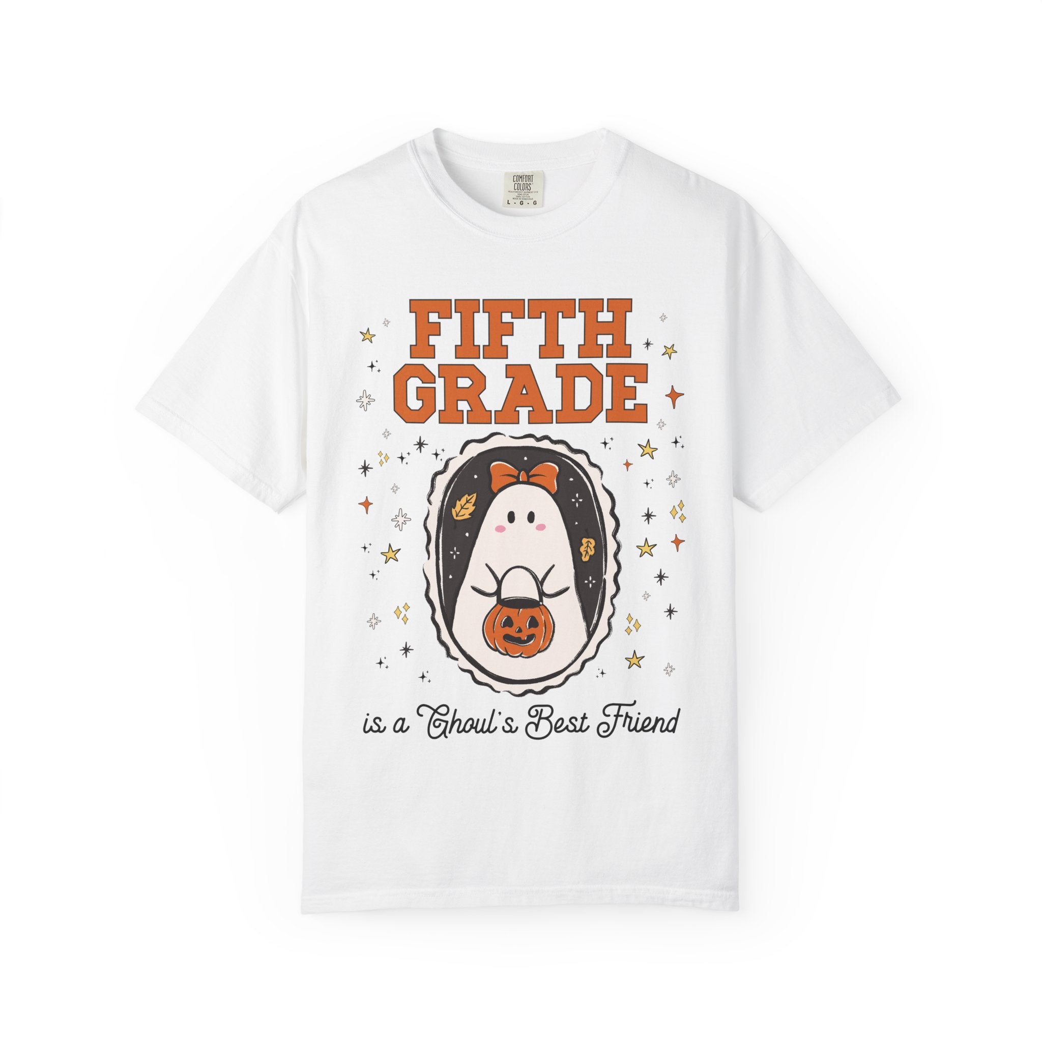 Fifth Grade Halloween Teacher Tee - Opal and June