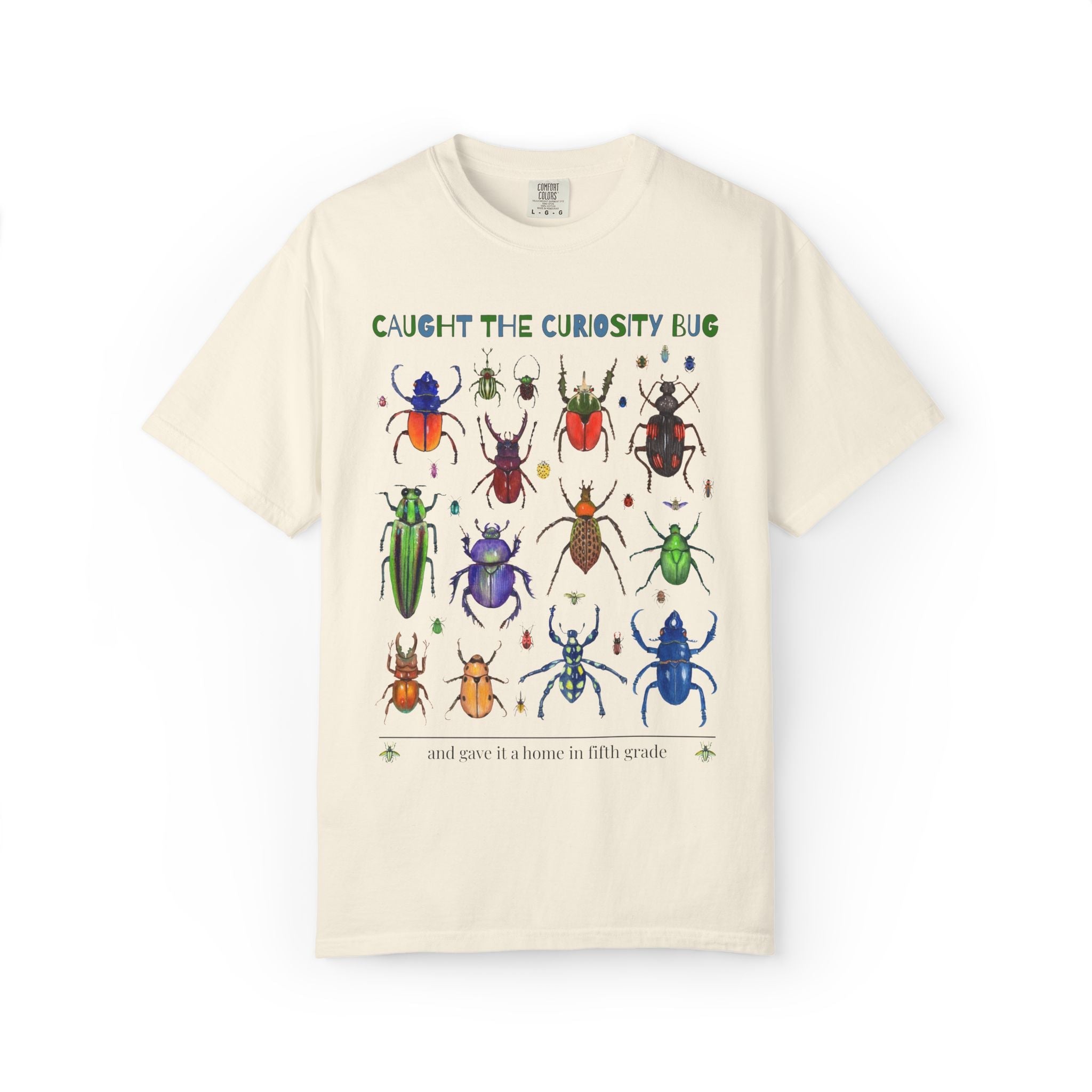 Fifth Grade Insect Teacher T-Shirt for Teachers Who Love Bugs, Silly Matching Teacher T-Shirt with Bugs, Cute Entomology Teacher Tee - Opal and June