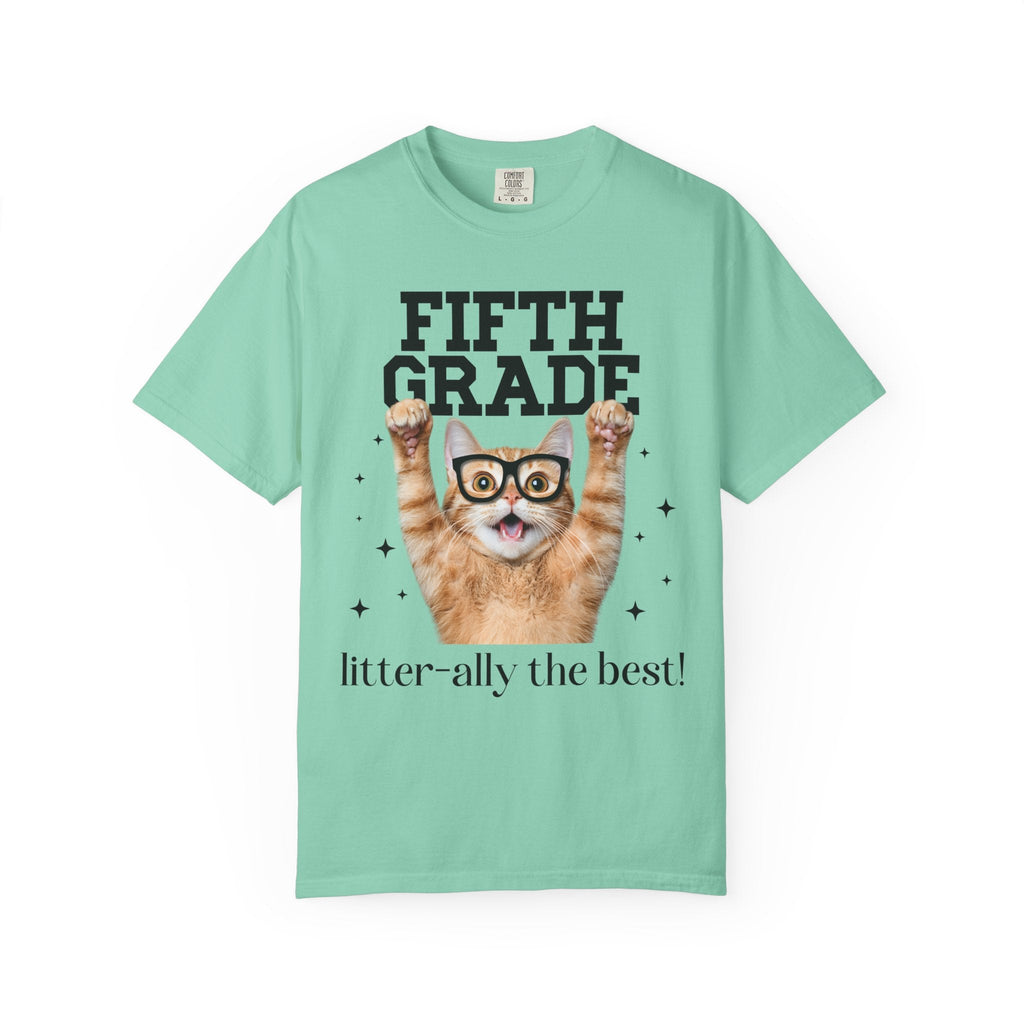 Fifth Grade Teacher Cat Tee - Opal and June