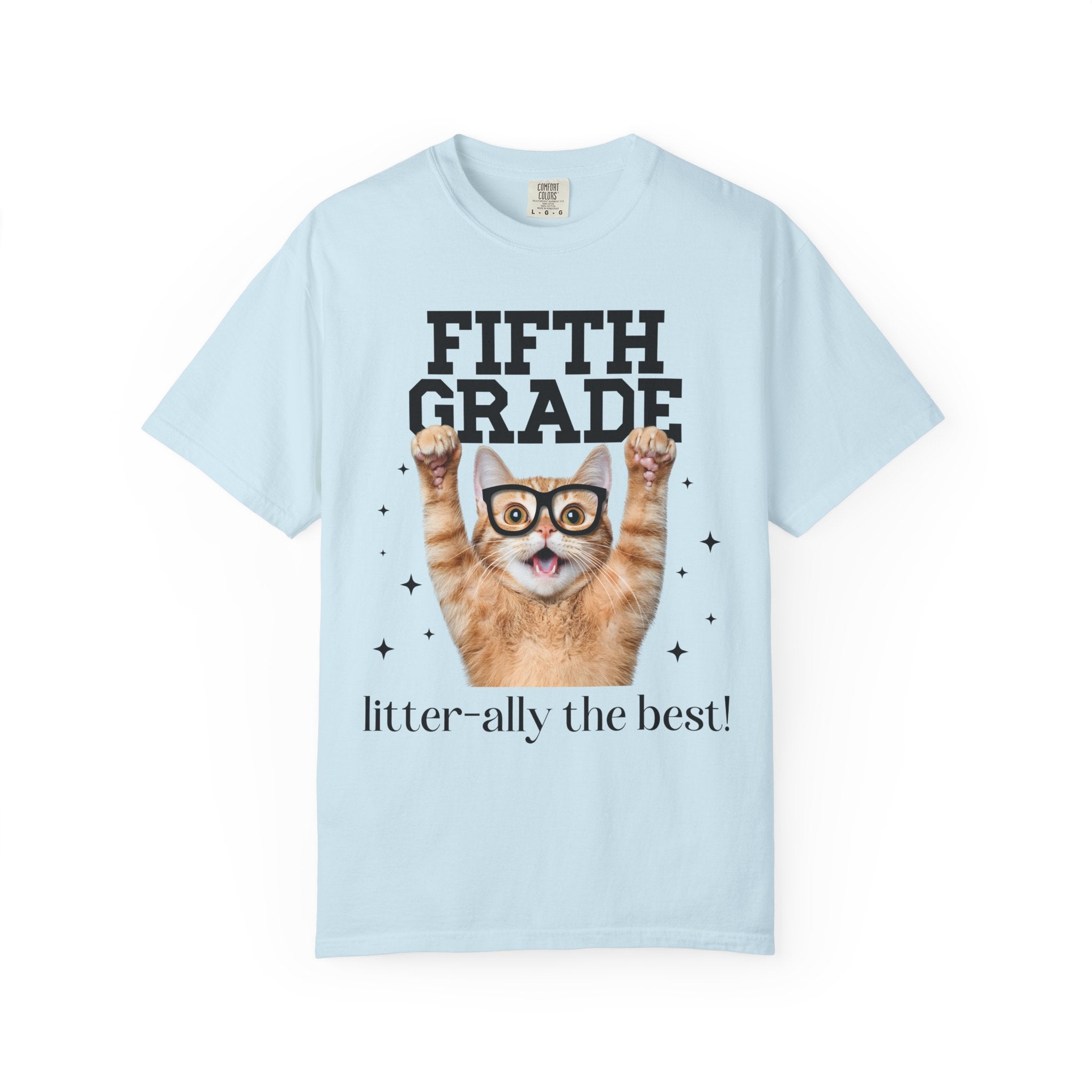 Fifth Grade Teacher Cat Tee - Opal and June