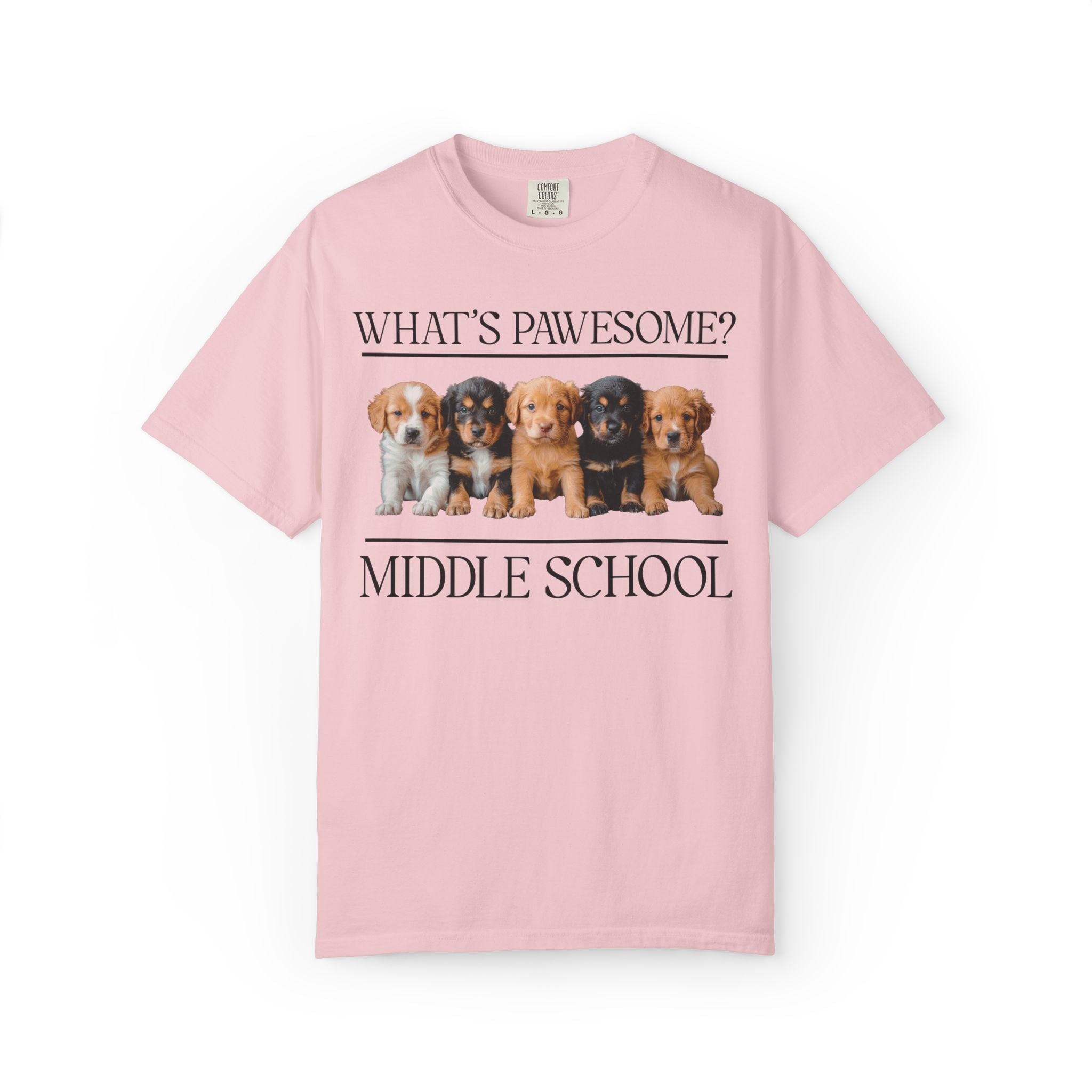Fifth Grade Teacher Puppy Tee Shirt: What's Pawesome? - Opal and June