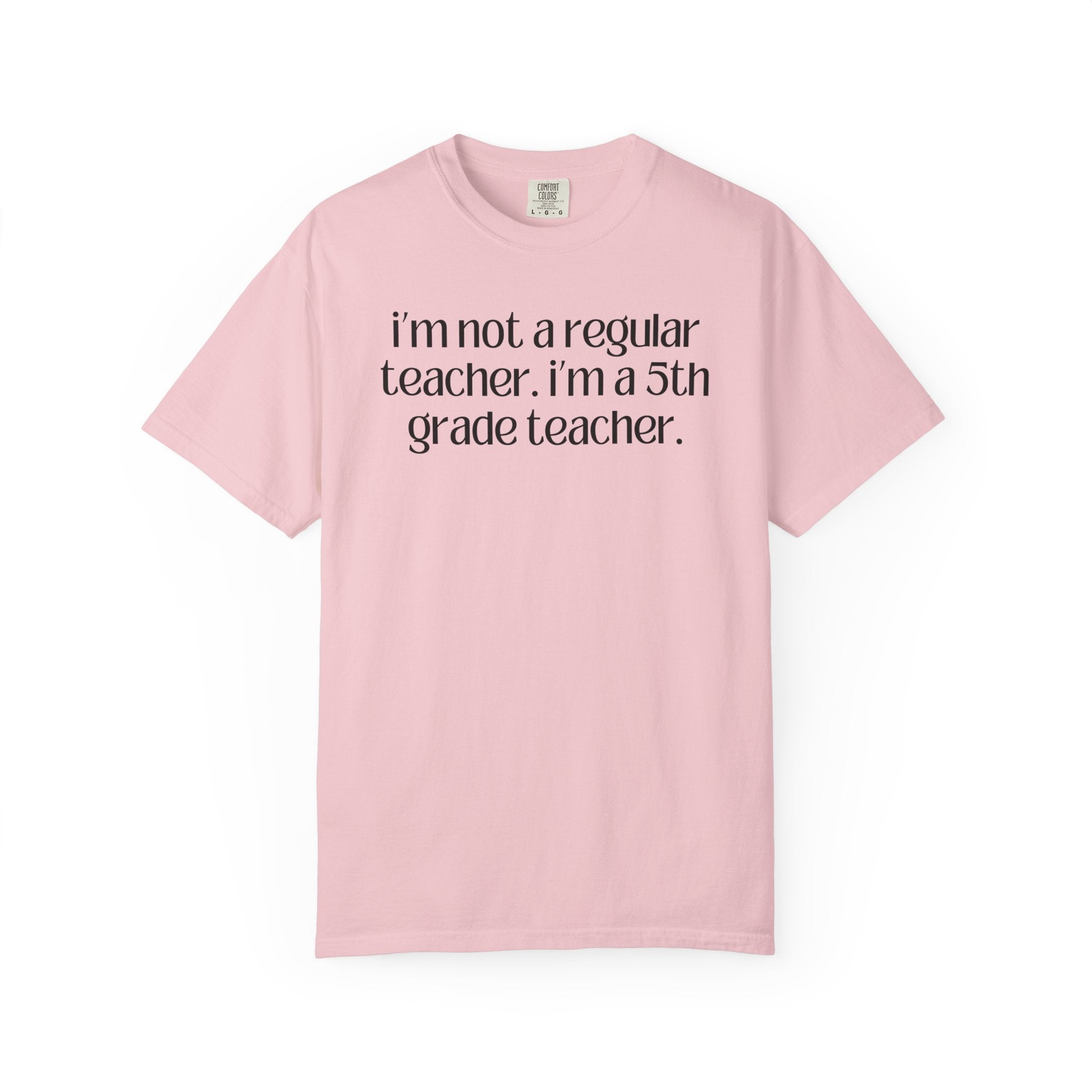 Fifth Grade Teacher Tee Shirt, Funny Saying, Silly Sarcastic Matching Teacher T-Shirt, First Day of School, Back to School New Teacher Gift - Opal and June