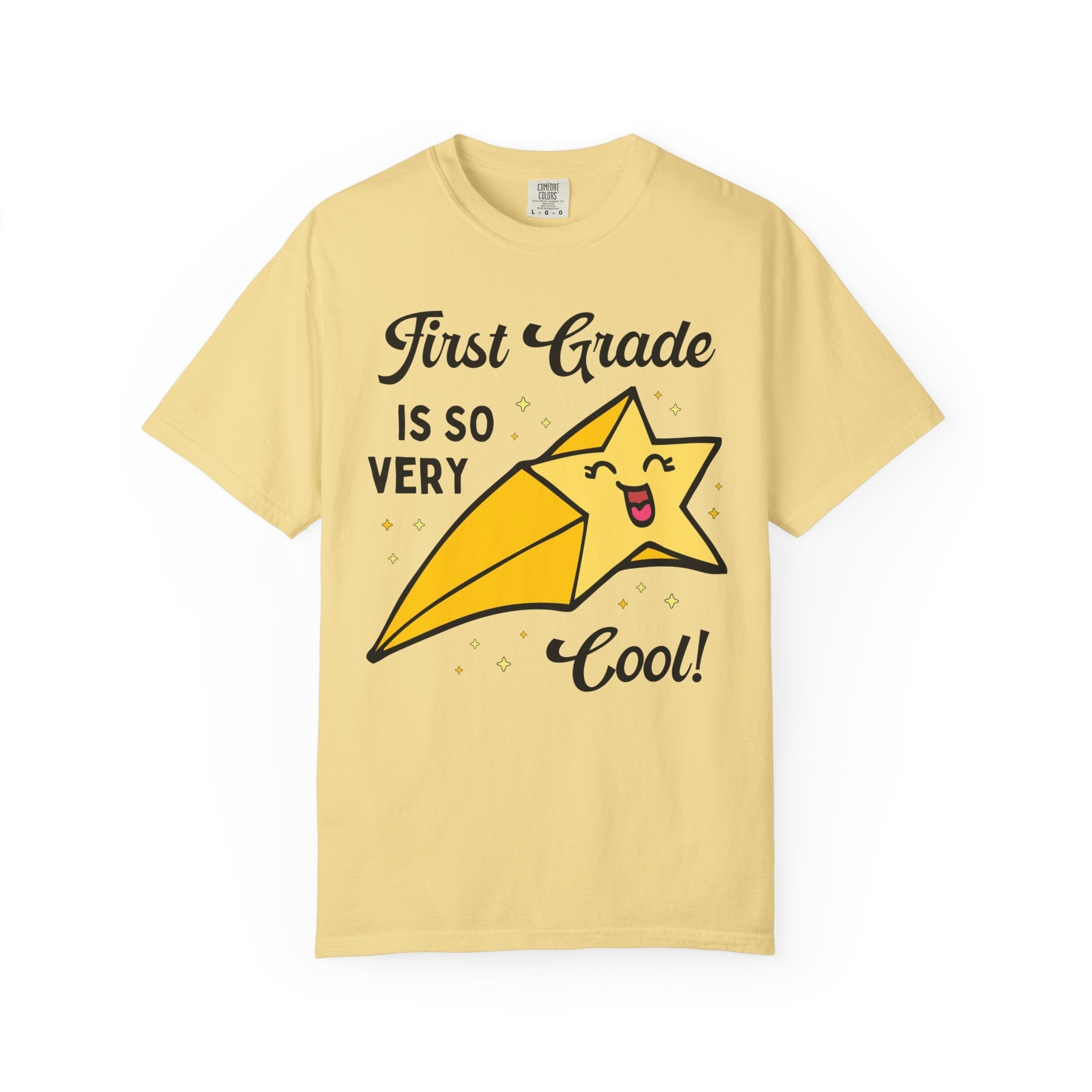 First Grade Back to School Tee Shirt with Funny Saying and Cute Retro Aesthetic Star: First Grade is So Very Cool! Matching 1st Grade Crew - Opal and June