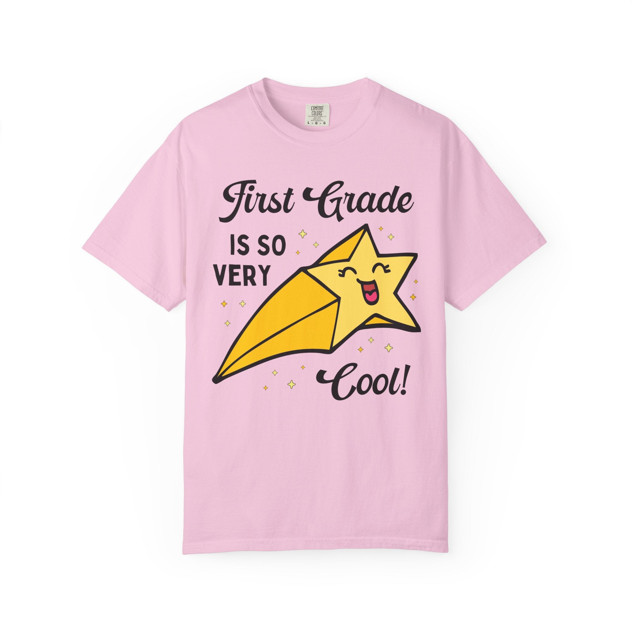First Grade Back to School Tee Shirt with Funny Saying and Cute Retro Aesthetic Star: First Grade is So Very Cool! Matching 1st Grade Crew - Opal and June