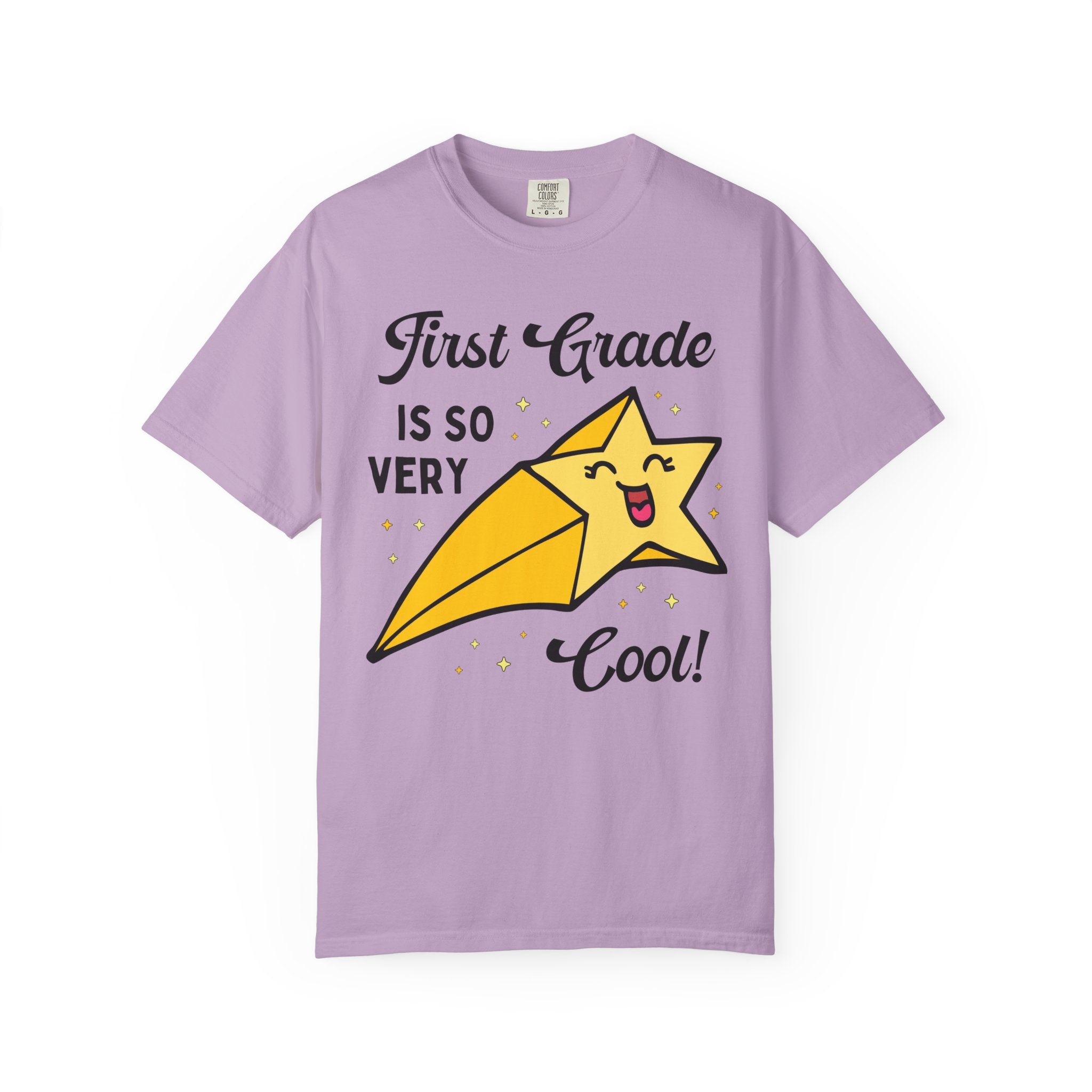 First Grade Back to School Tee Shirt with Funny Saying and Cute Retro Aesthetic Star: First Grade is So Very Cool! Matching 1st Grade Crew - Opal and June