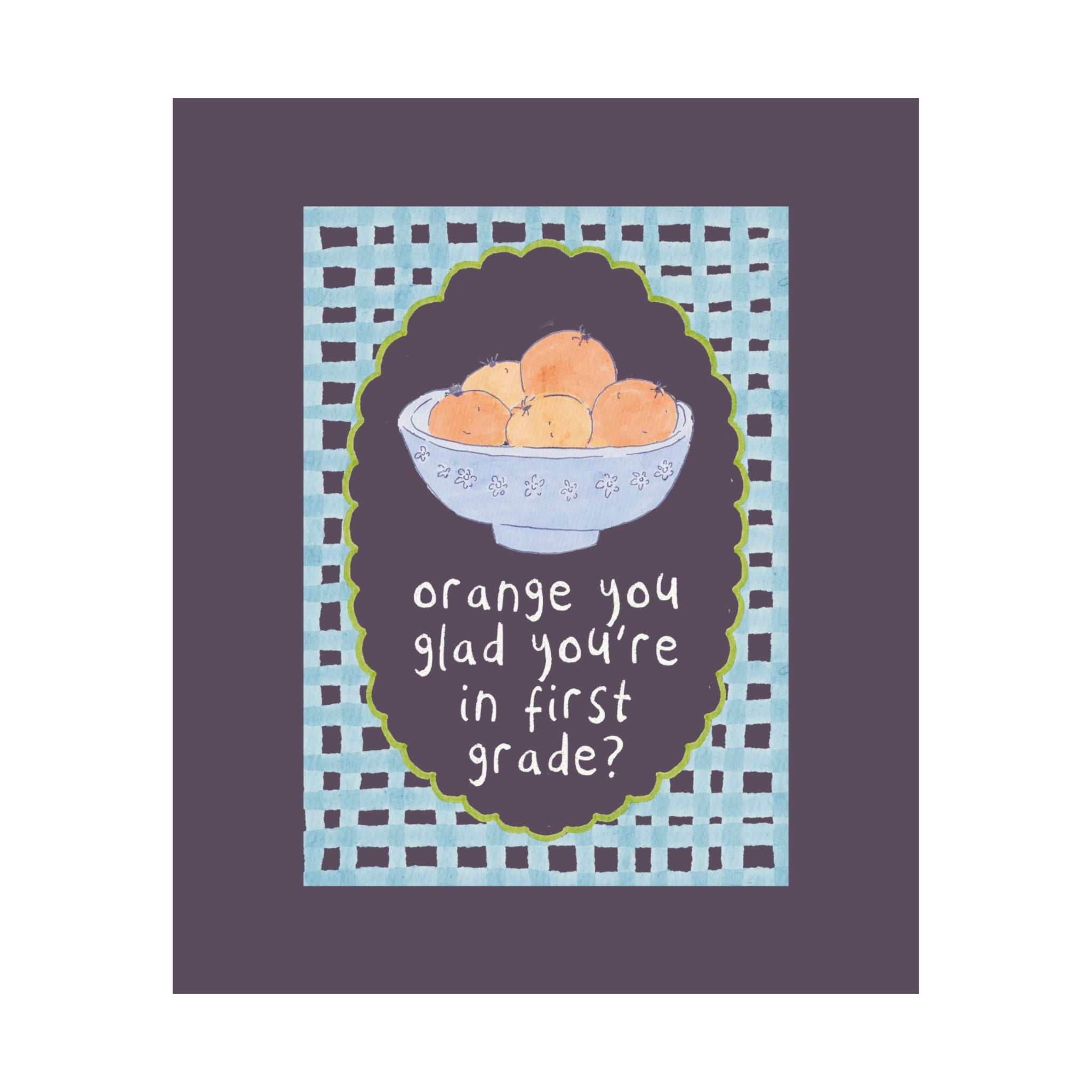 First Grade Classroom Decor: Orange You Glad You're in First Grade - Opal and June