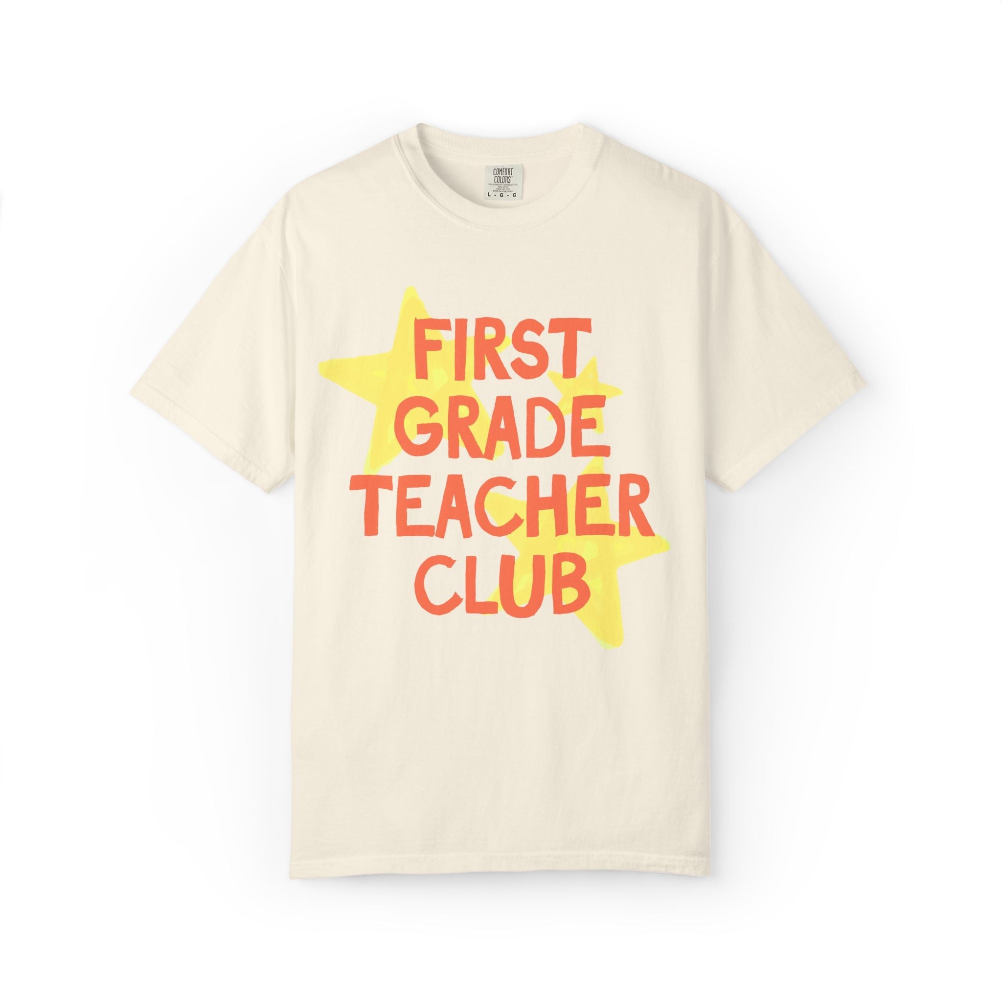 First Grade Teacher Club Tee Shirt for Back to School - Opal and June