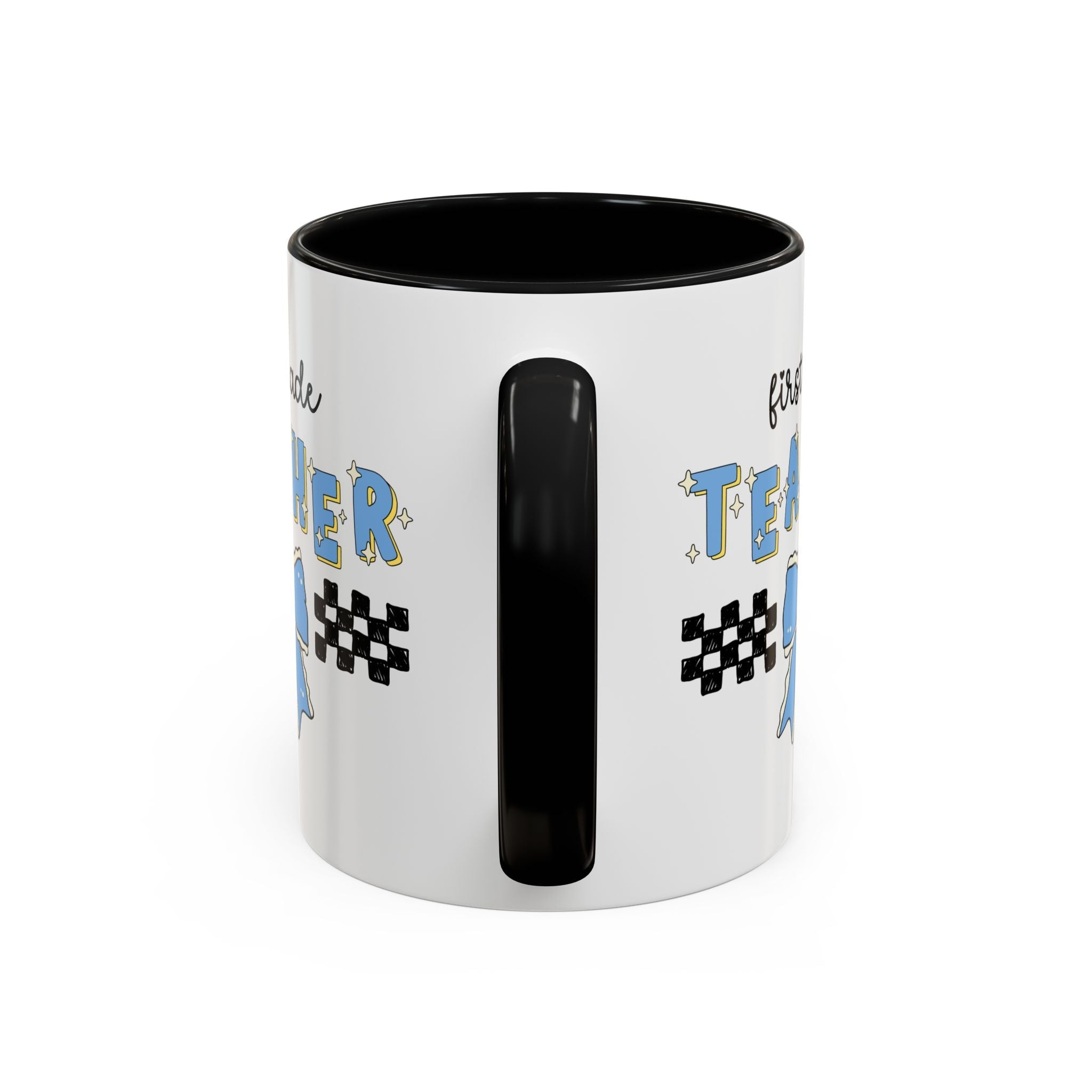 First Grade Teacher Coffee Mug or First Day of School, Meet the Teacher Night, Cute Teaching Major Gift, New 1st Grade Teacher, Mug with Bow - Opal and June