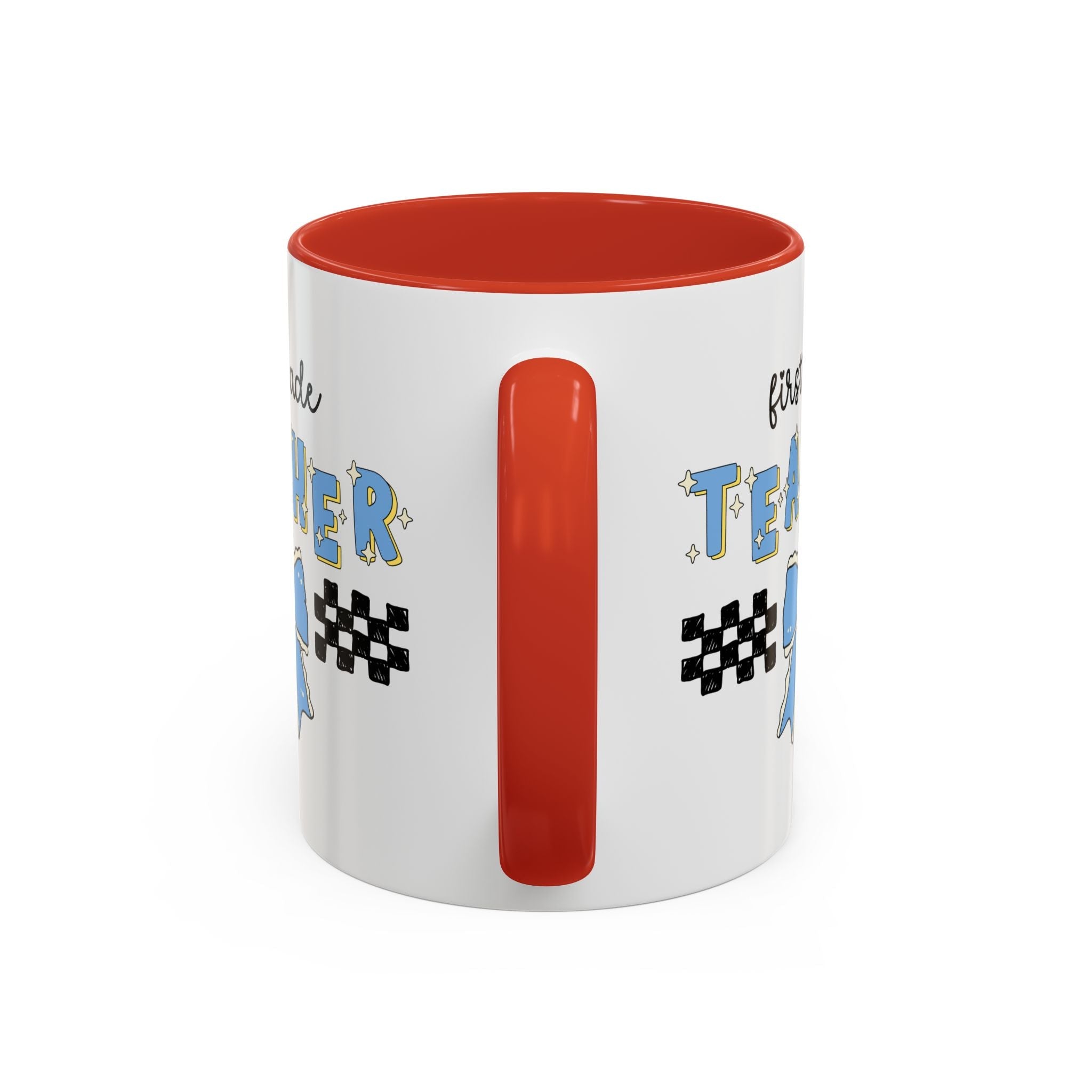 First Grade Teacher Coffee Mug or First Day of School, Meet the Teacher Night, Cute Teaching Major Gift, New 1st Grade Teacher, Mug with Bow - Opal and June