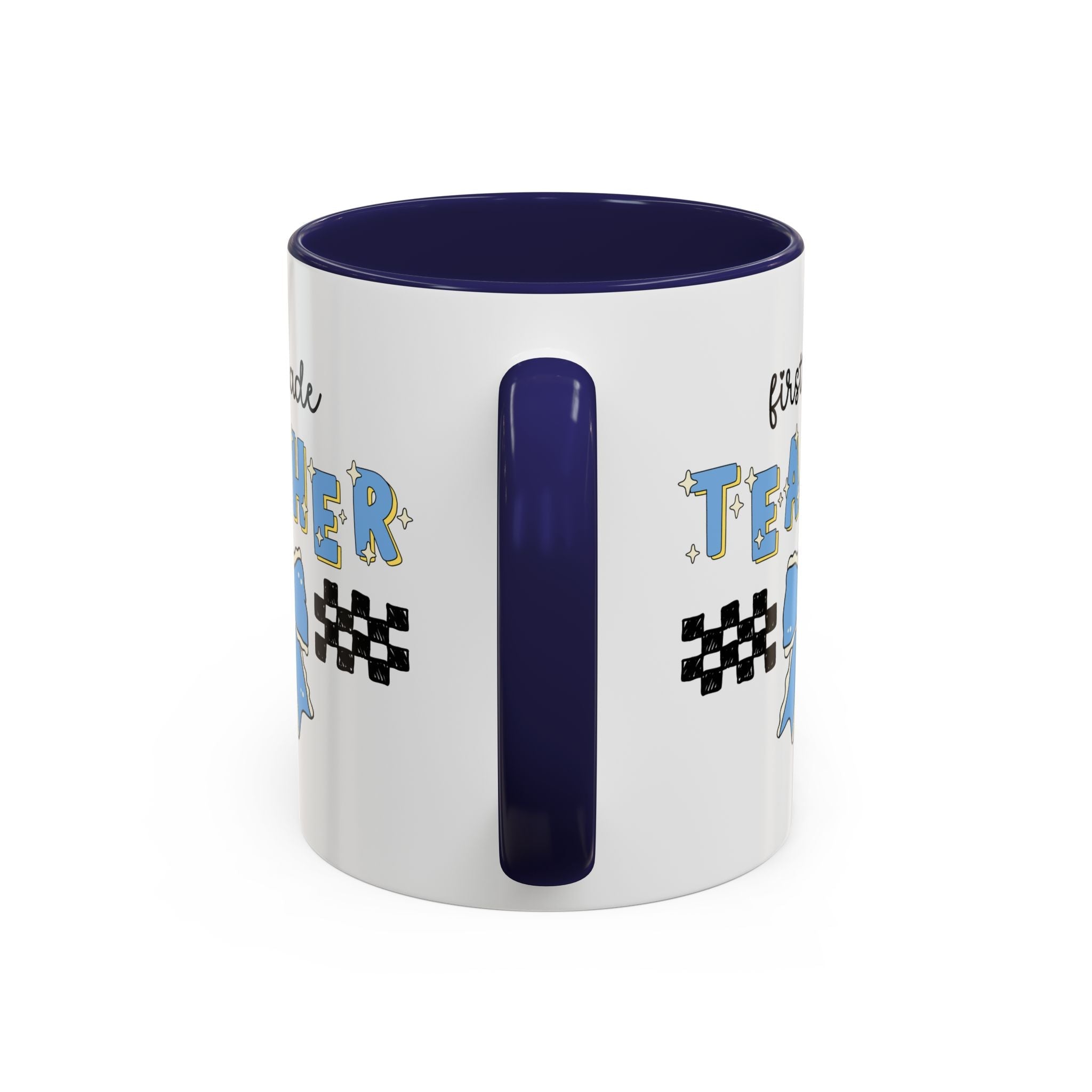 First Grade Teacher Coffee Mug or First Day of School, Meet the Teacher Night, Cute Teaching Major Gift, New 1st Grade Teacher, Mug with Bow - Opal and June