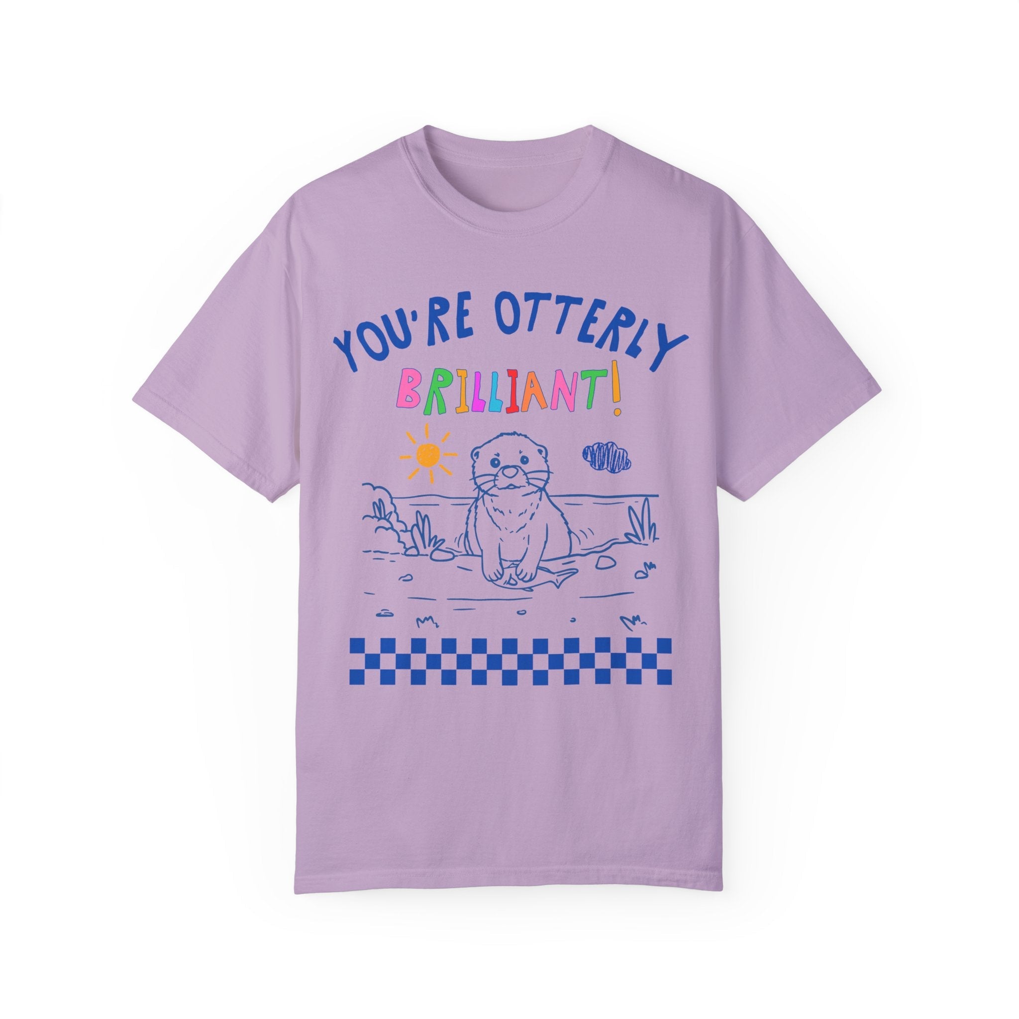 First Grade Teacher Tee Shirt for Animal Lover, Funny Positive Affirmation Otter Shirt for Elementary Education Major, Cute Graduation Gift - Opal and June