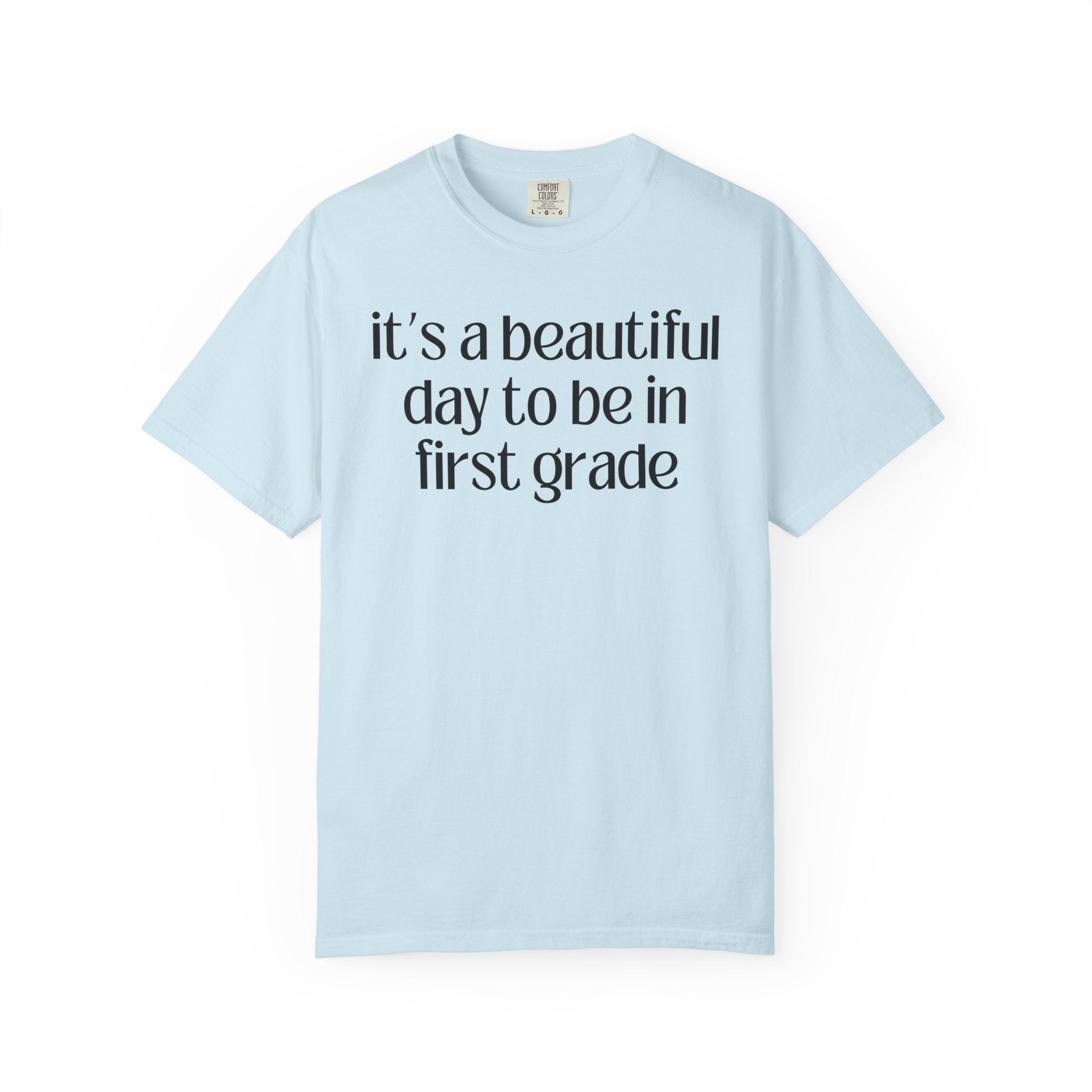 First Grade Teacher Tee Shirt for Back to School, Cute Matching Teacher T-Shirt for First Day of School, Elementary School New Teacher Gift - Opal and June