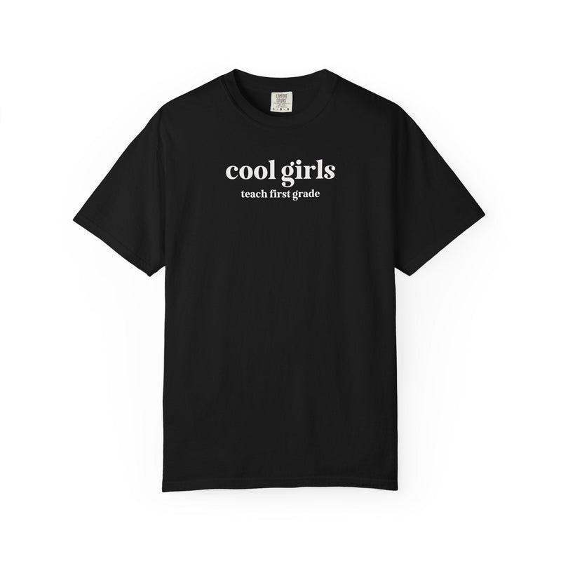 First Grade Teacher Tee Shirt, New Teaching Job Congratulations Gift, Funny Saying First Grade Crew or Squad Tee, Early Childhood Education - Opal and June