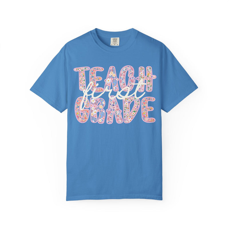 First Grade Teacher Strawberry Tee Shirt