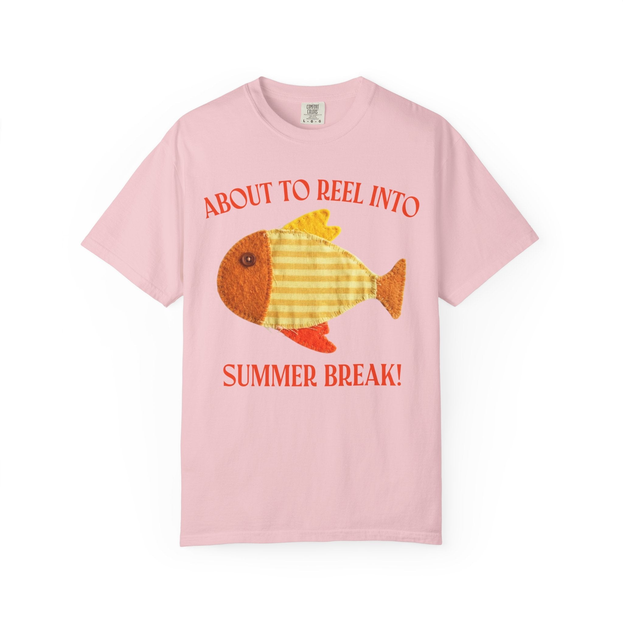 Fish Last Day of School Tee Shirt with Silly Summer Puns - Opal and June