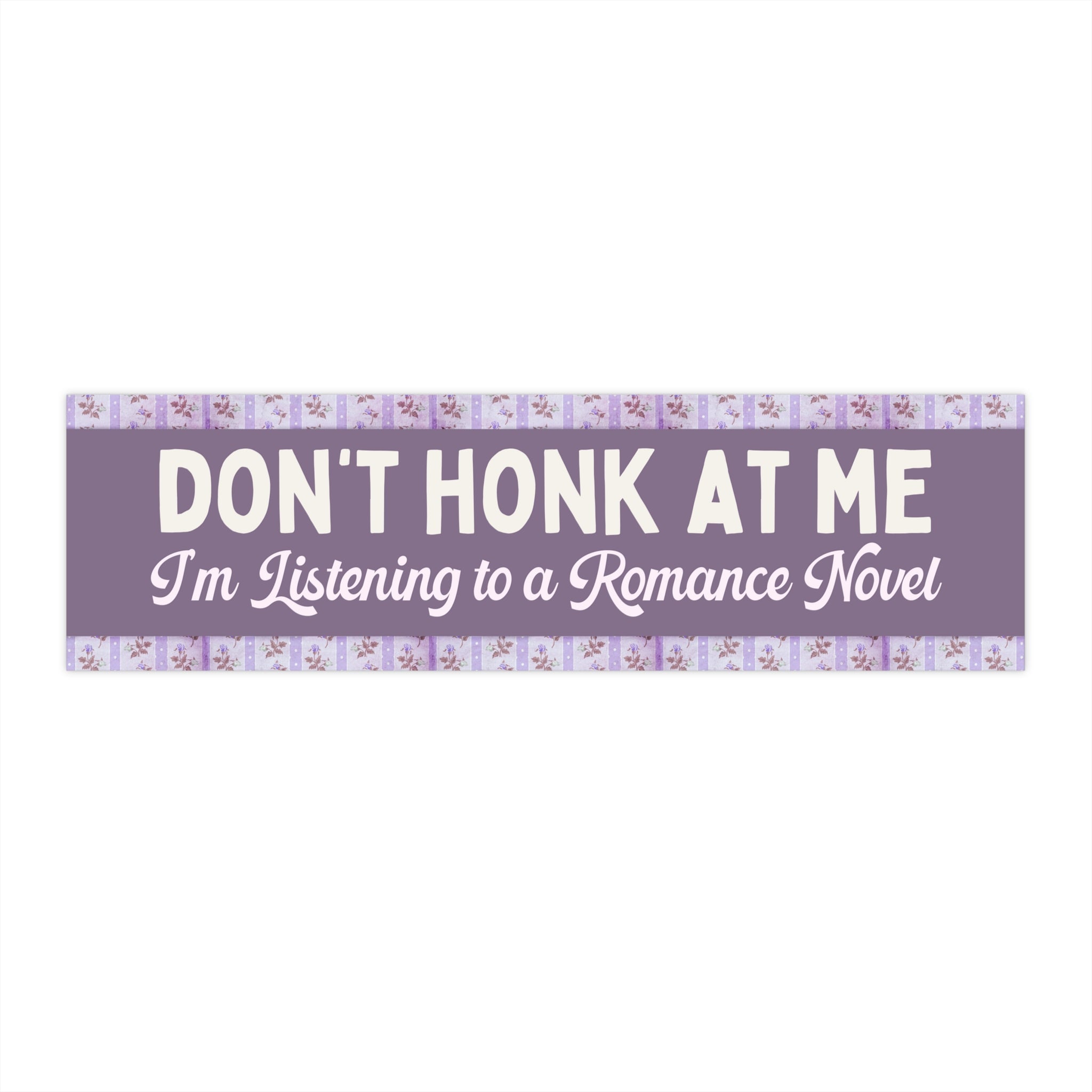 Floral Bookish Bumper Sticker - Opal and June