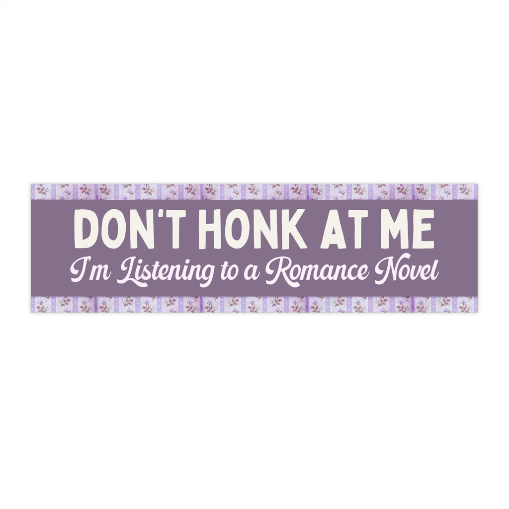 Floral Bookish Bumper Sticker - Opal and June