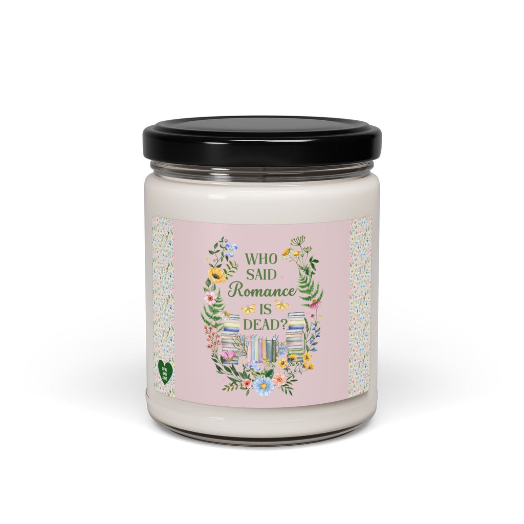 Floral Bookish Candle for Romance Reader - Opal and June