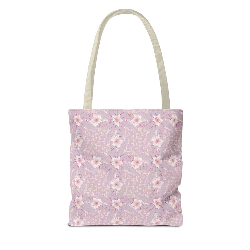 Floral Bookish Tote Bag, Cottagecore Flowers: Cool Girls Read Romance - Opal and June