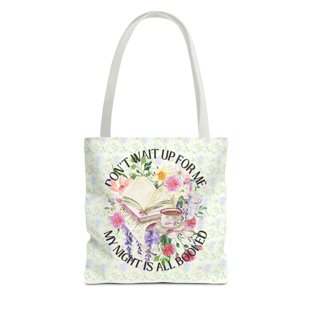 Floral Bookish Tote: My Night Is All Booked - Opal and June