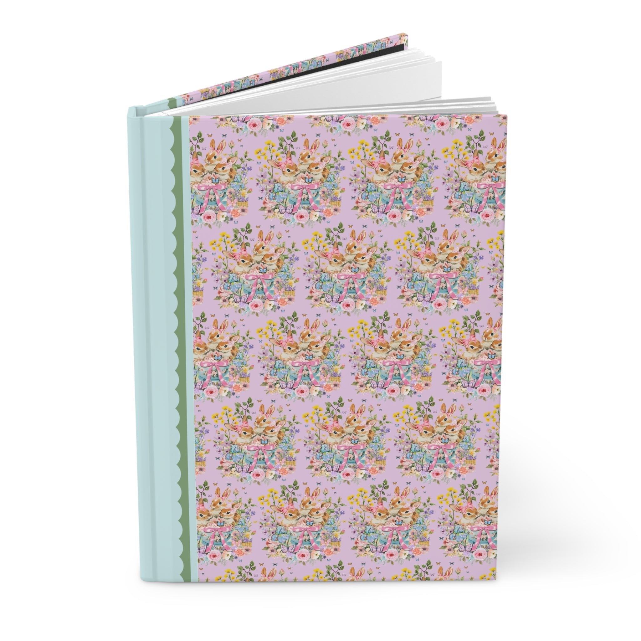 Floral Bunny Notebook - Opal and June