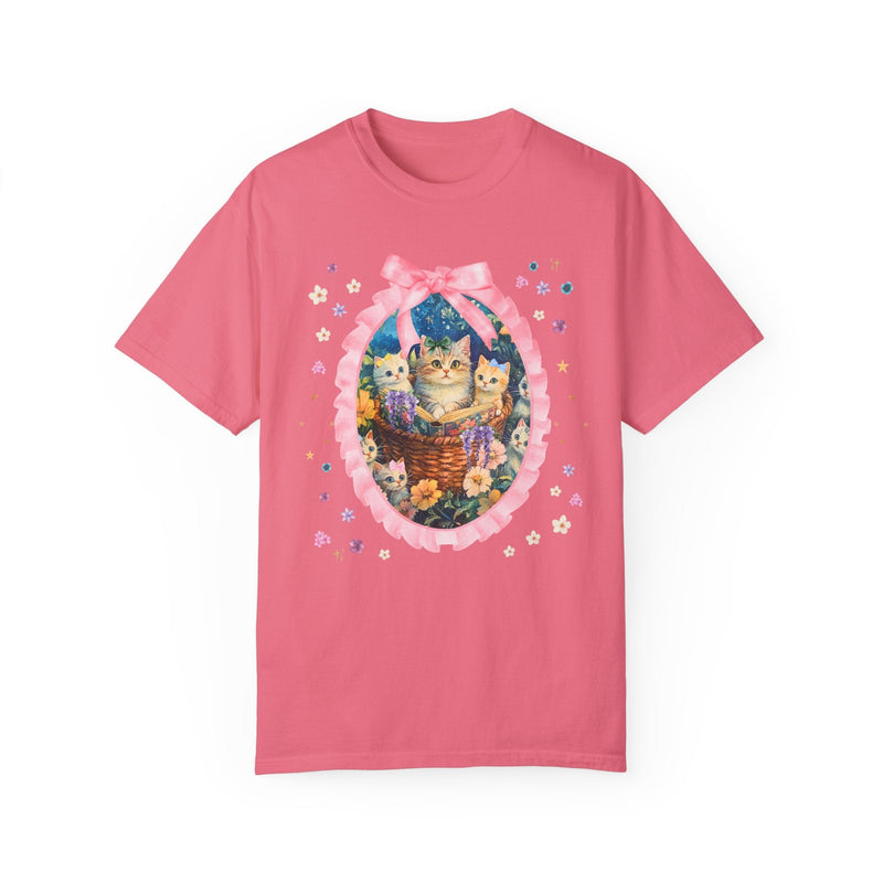 Floral Cat Mom Tee Shirt - Opal and June