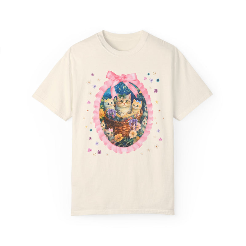 Floral Cat Mom Tee Shirt - Opal and June