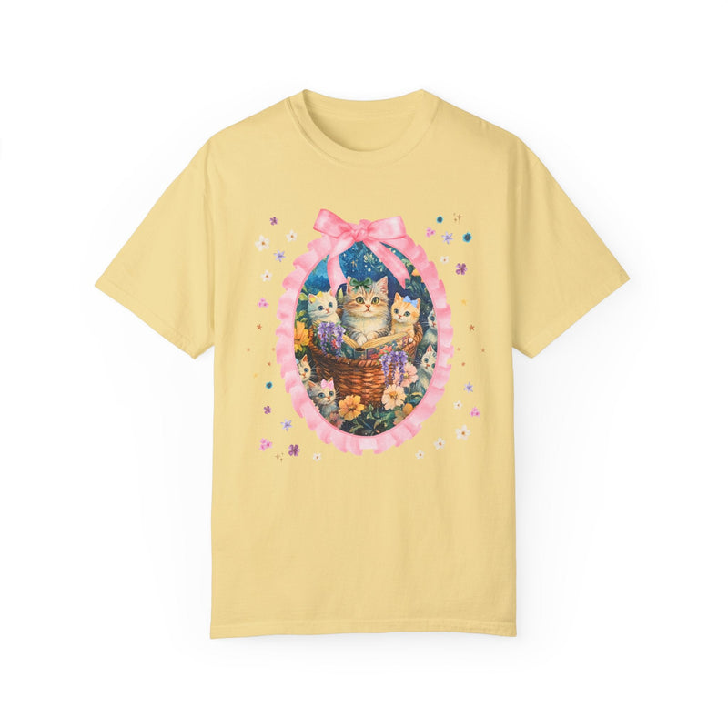 Floral Cat Mom Tee Shirt - Opal and June