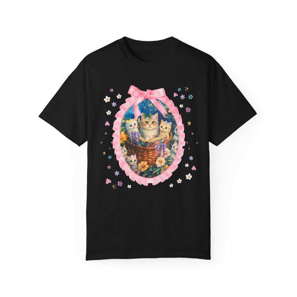 Floral Cat Mom Tee Shirt - Opal and June